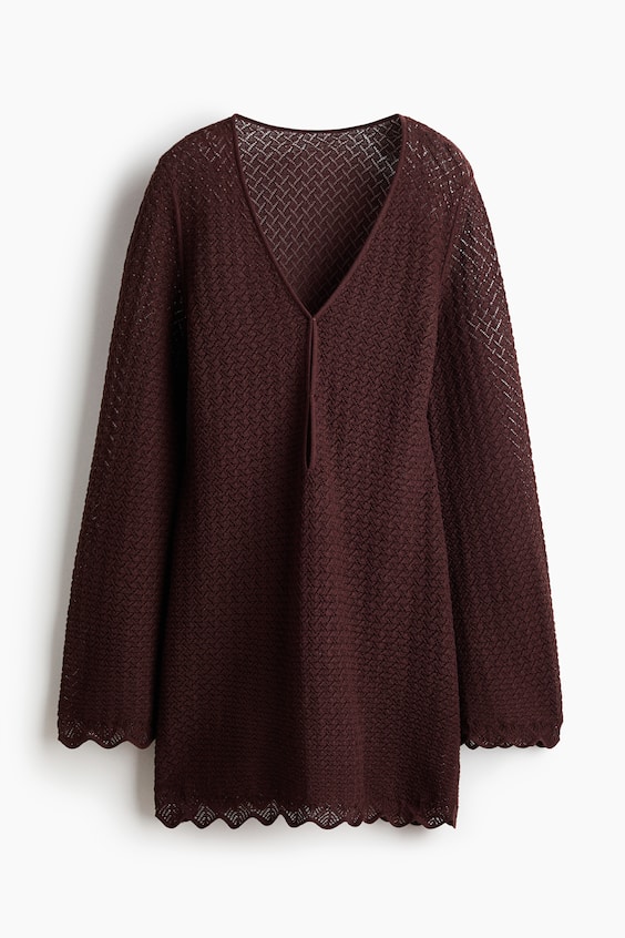 Женские платья H&M Pointelle-Knit Beach Dress