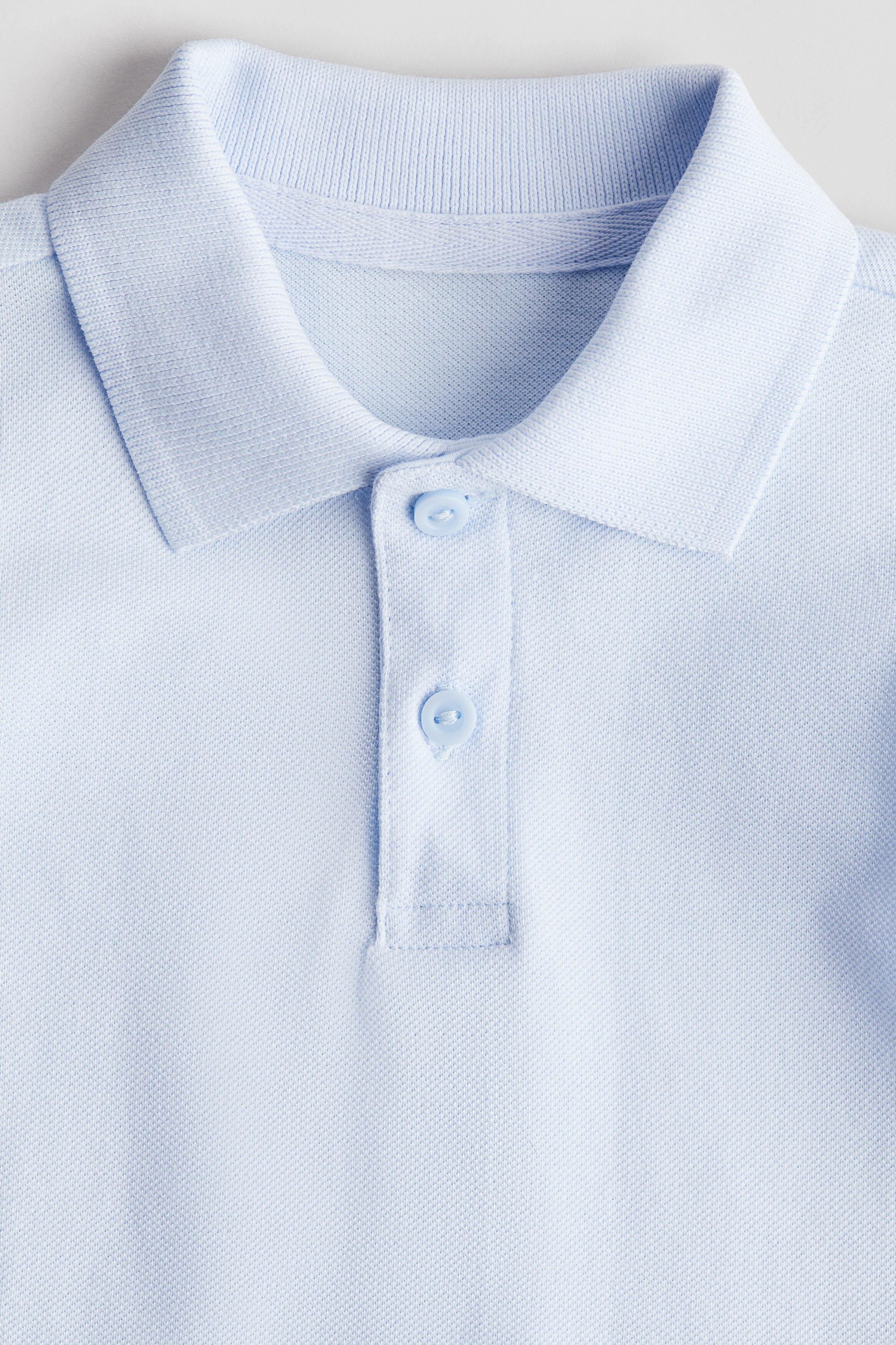 cotton pique polo shirt-image