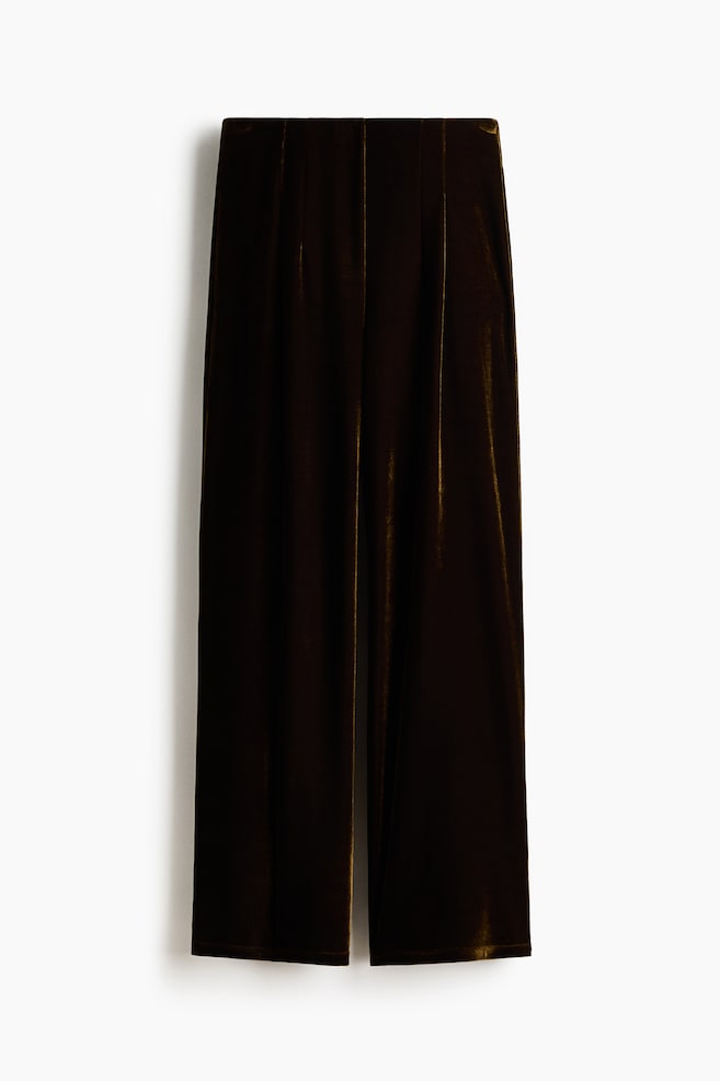 Pantalón de velour - Verde oscuro/Negro/Marrón oscuro - 1