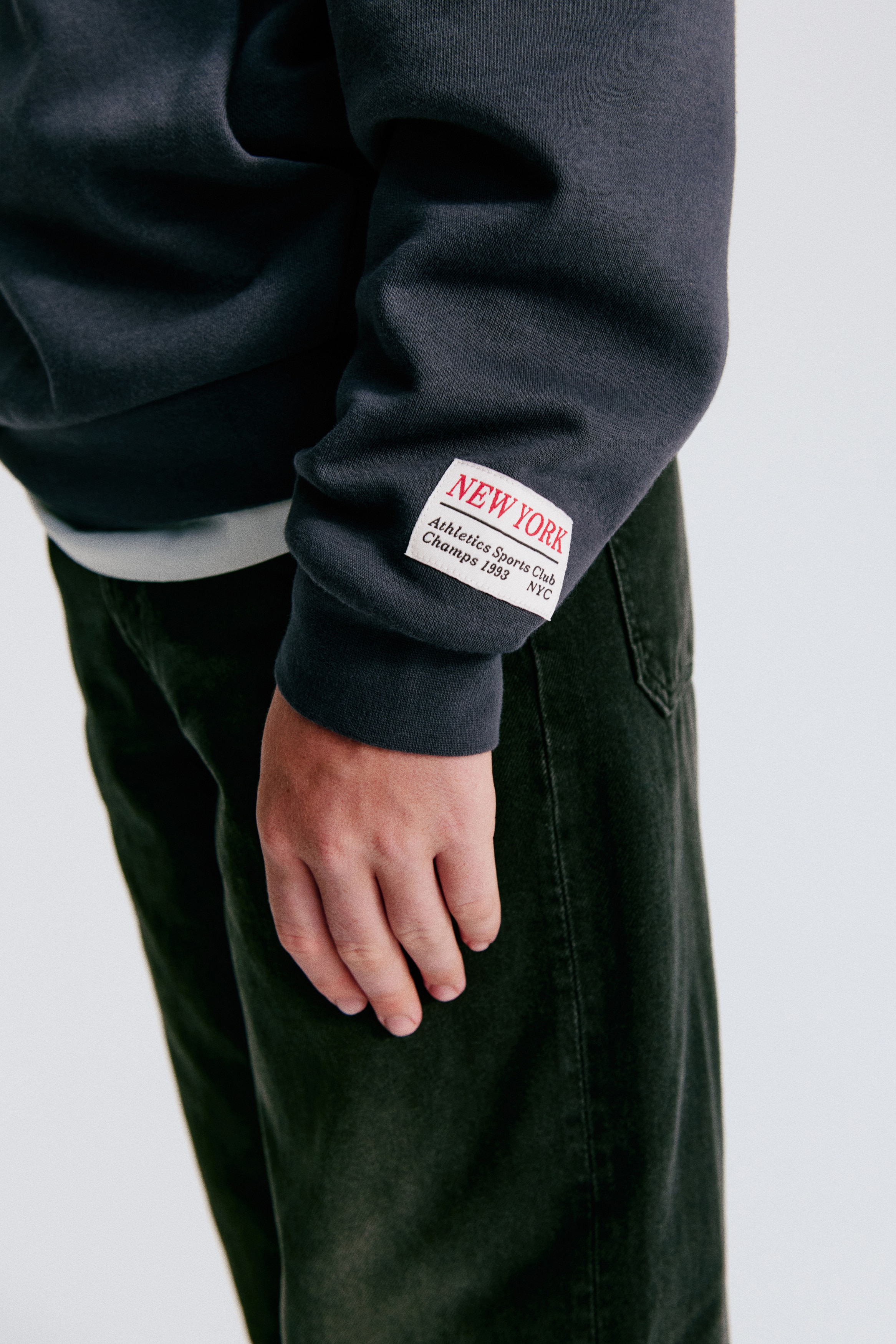 Hol McLaren Graphic Half-Zip Sweatshirt at Hamilton Place in