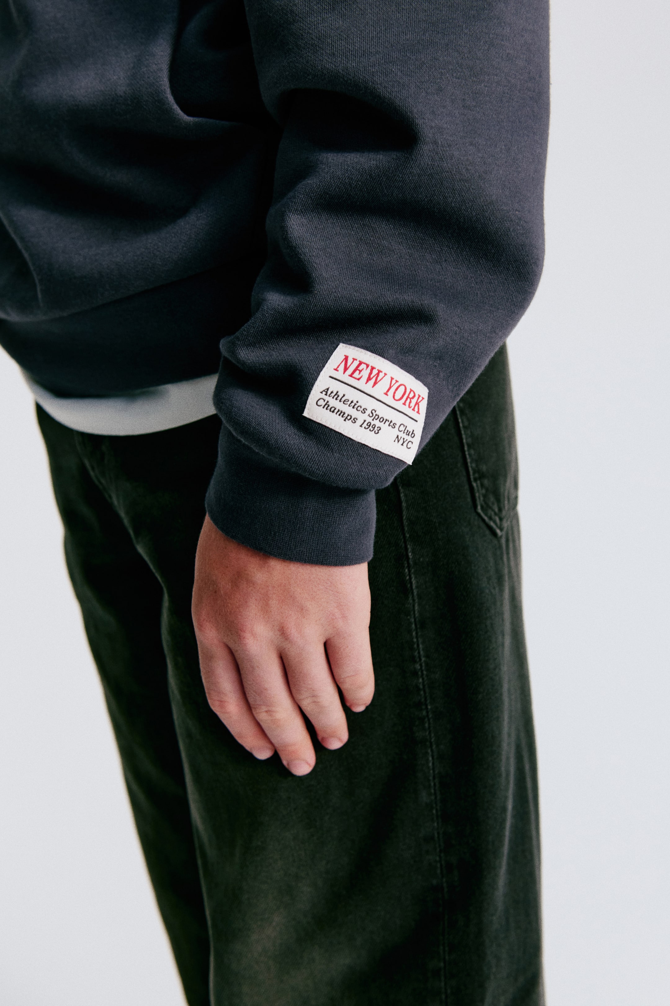 Детские худи H&M Half-Zip Sweatshirt — фото 4