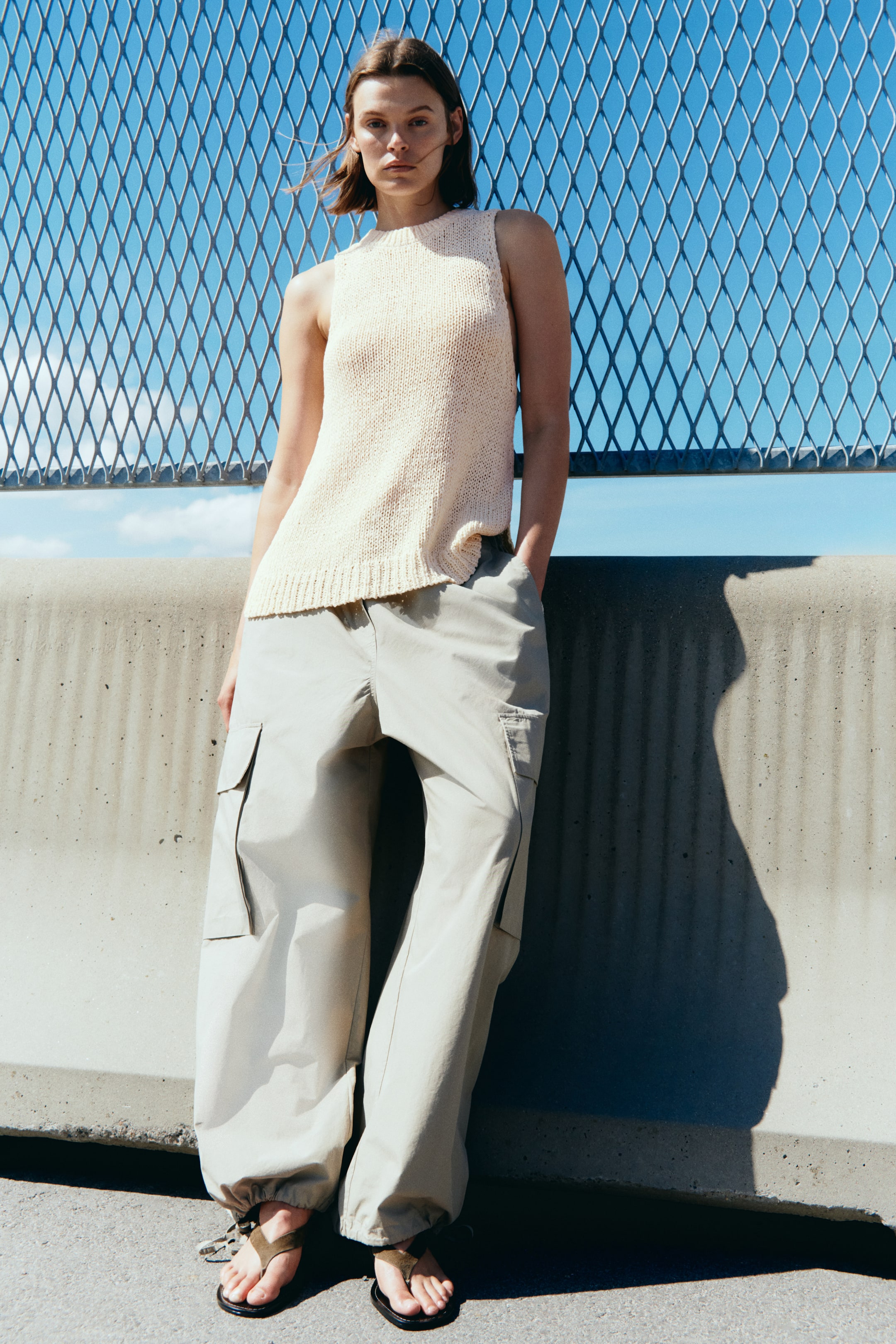 Camisole en tricot texturé