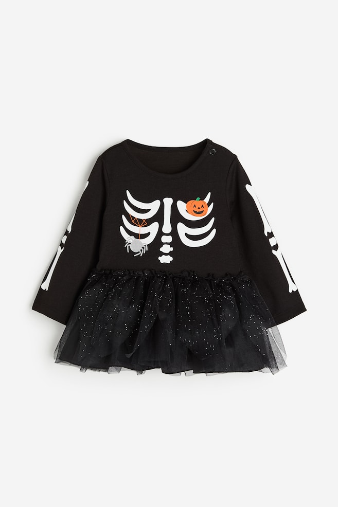 Fancy dress costume - Black/Skeleton/Black/Skeleton/Orange/Pumpkin/Black/Spiders - 1
