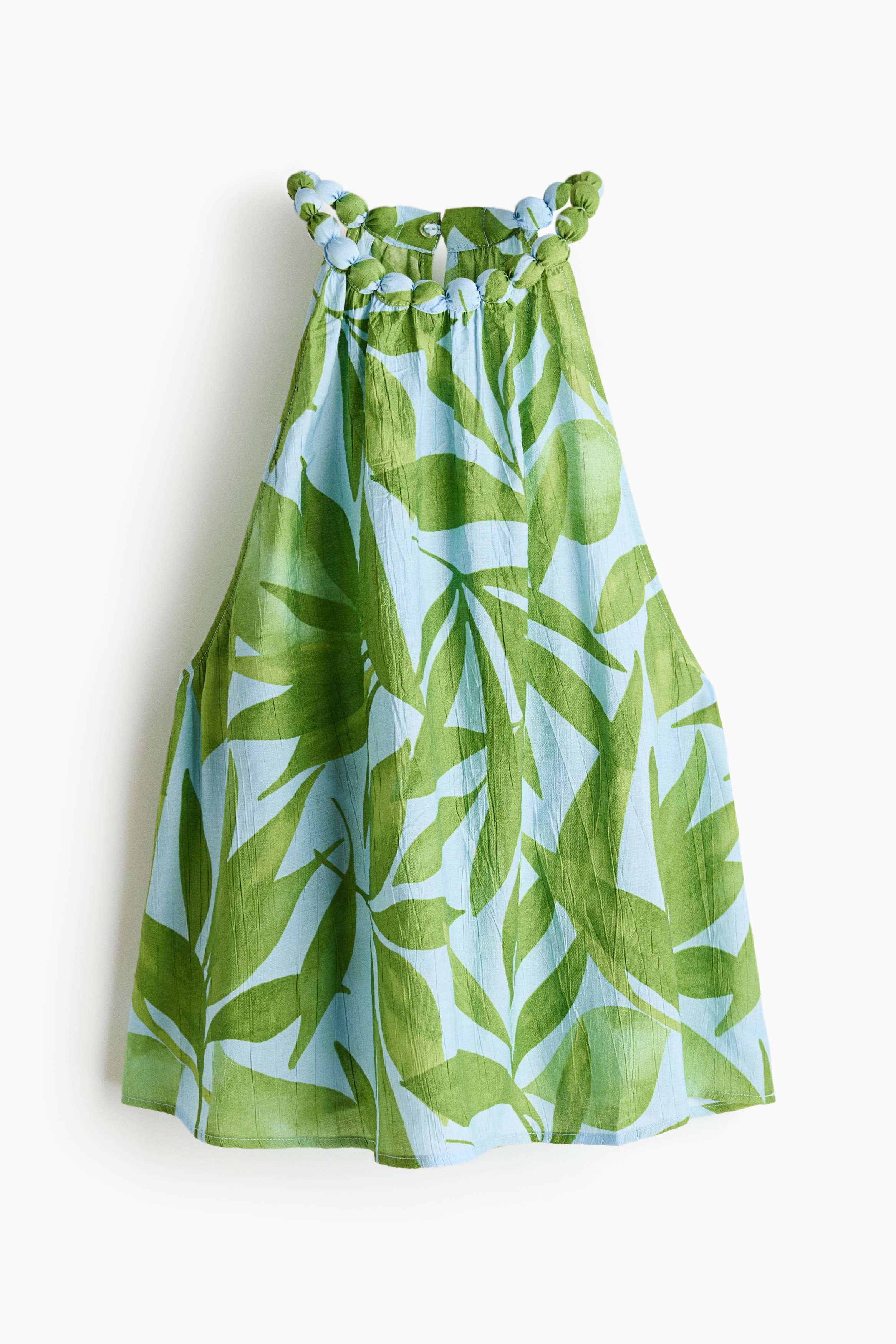 Top strutturato - Verde/foglie