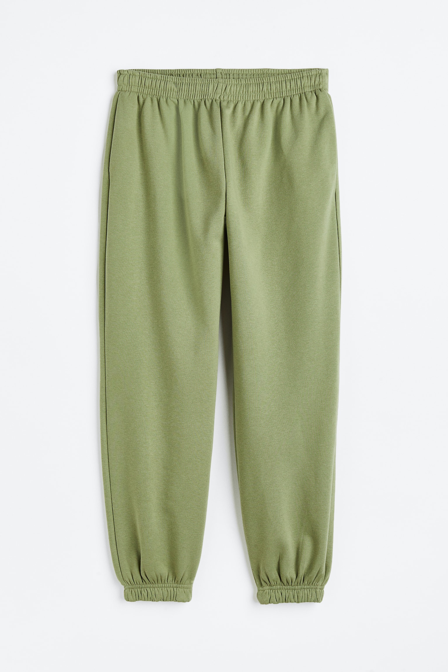 Oversized Track Pants - Khaki green - 1