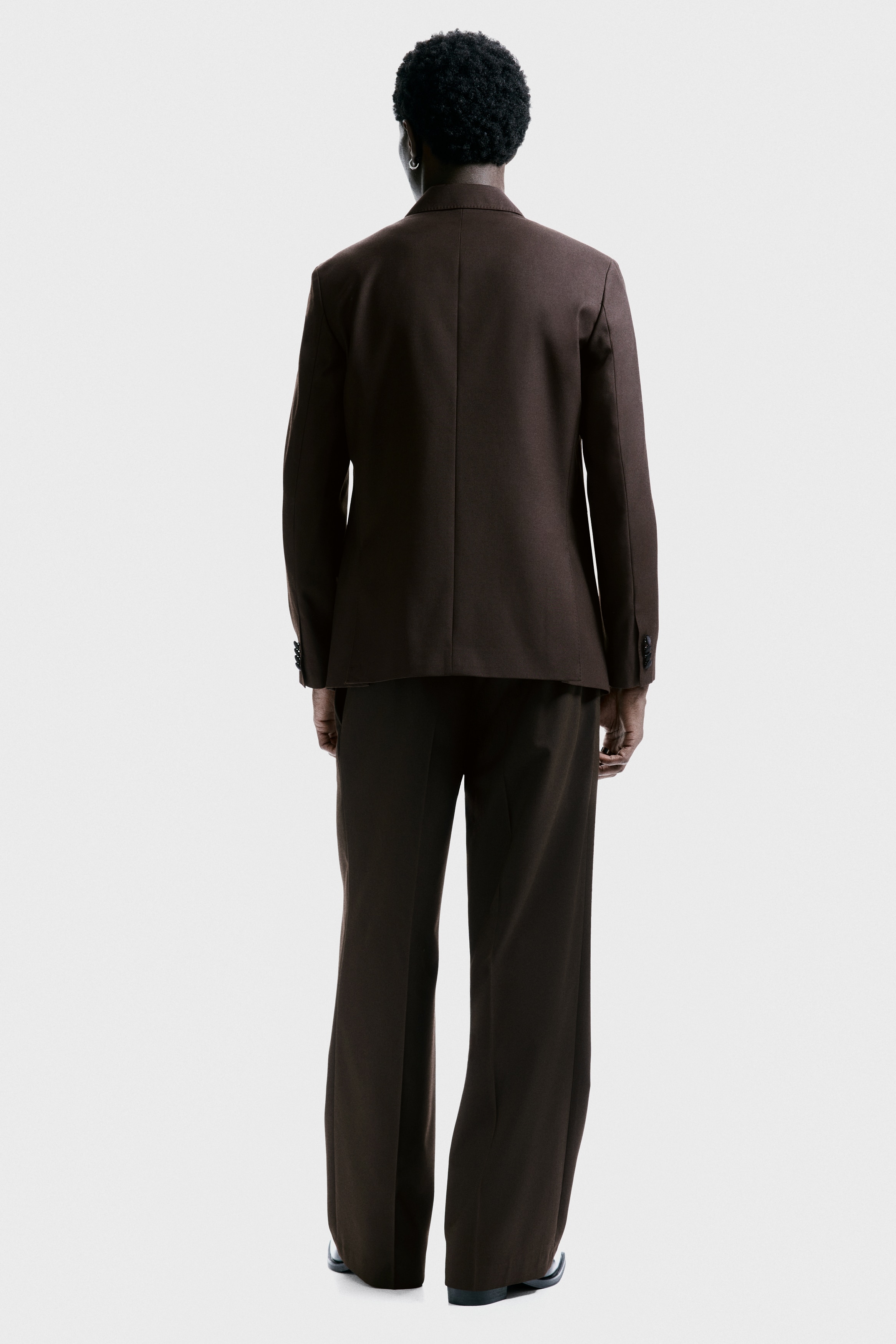 Regular Fit Wool-blend tuxedo jacket