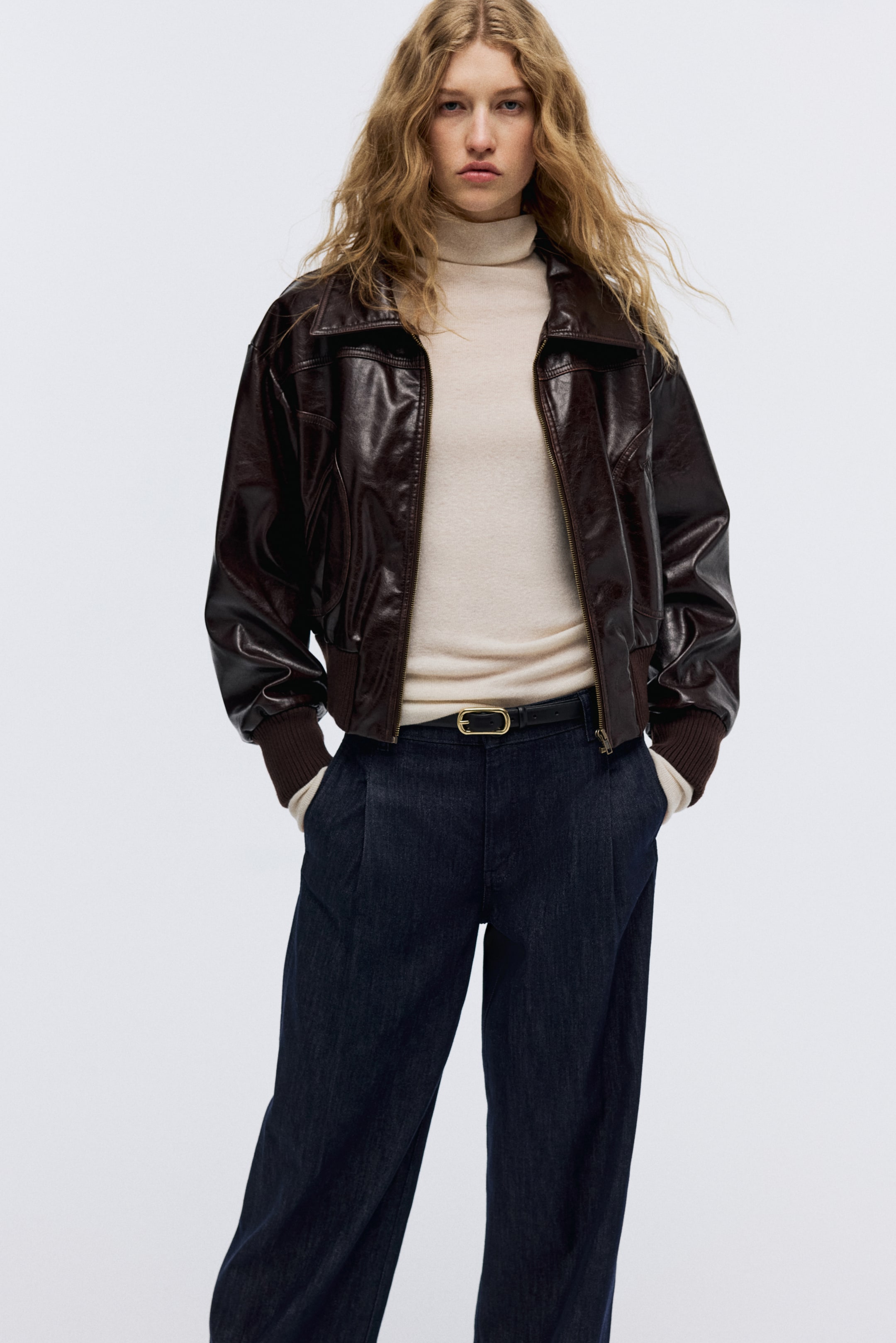 Ingrandisci l'immagine: Wide Regular Jeans - Blu denim scuro - DONNA | H&M CH 2