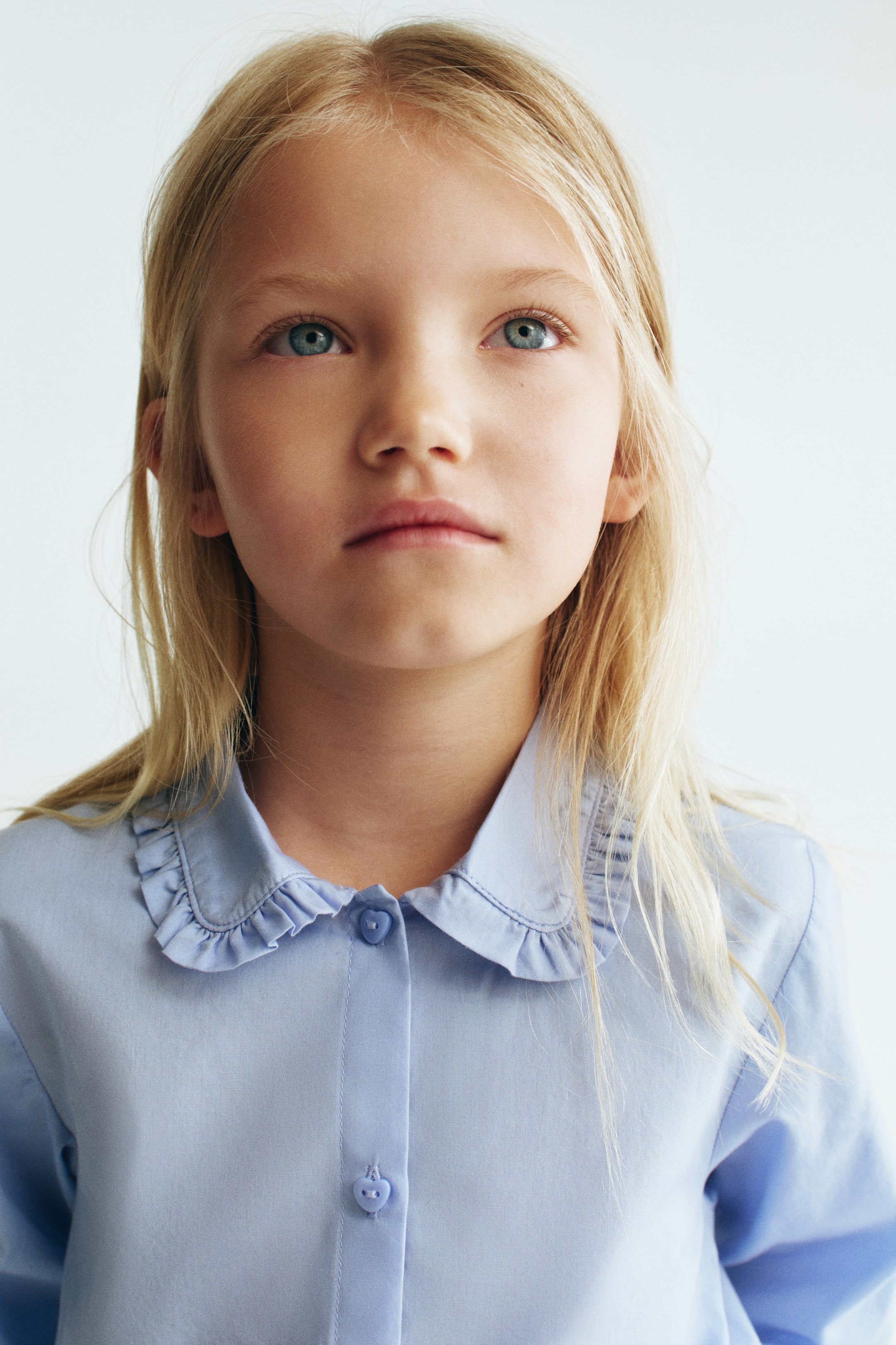 Детские блузки H&M Cotton Blouse with Collar — фото 3