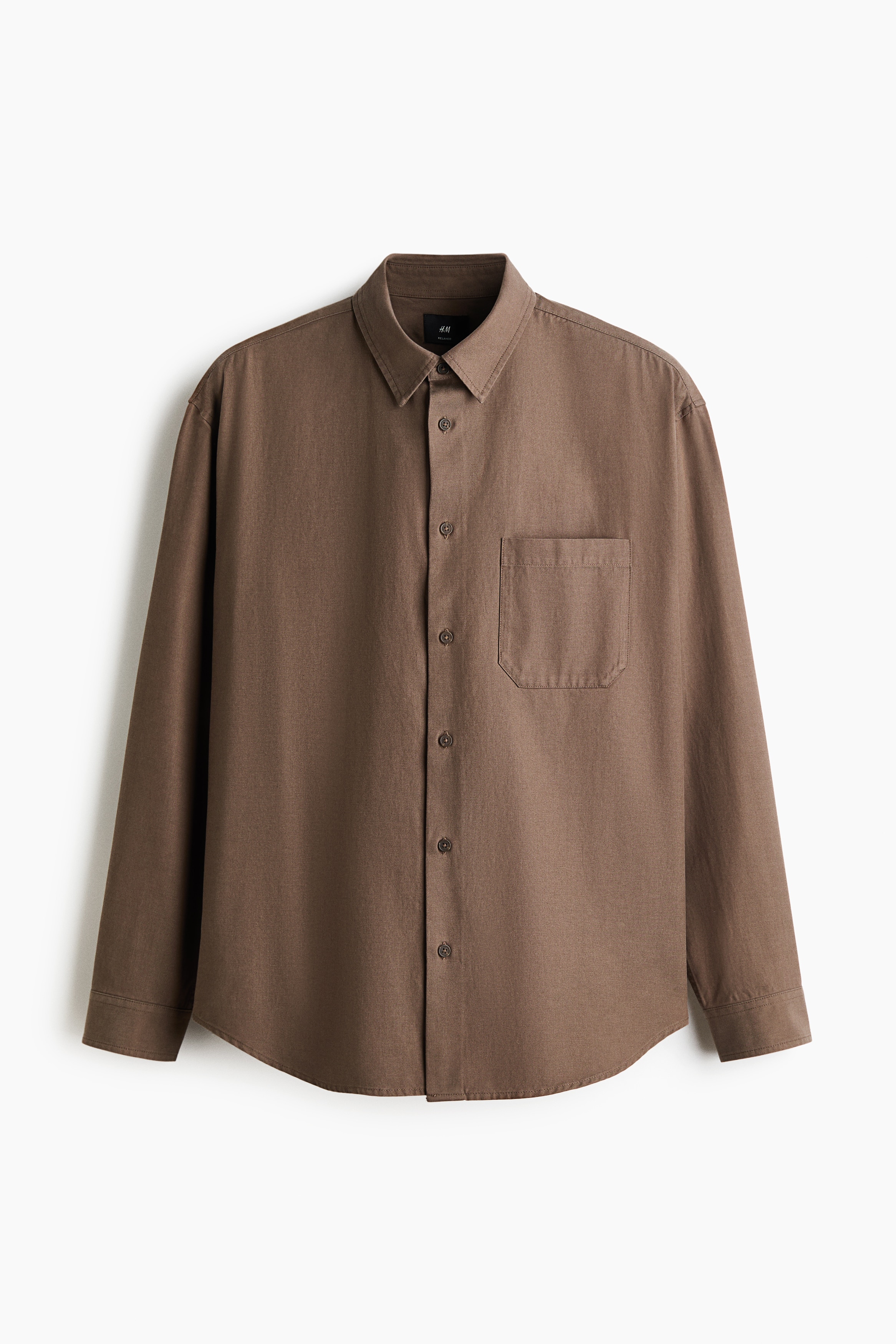Relaxed Fit Shirt - Brown/Black