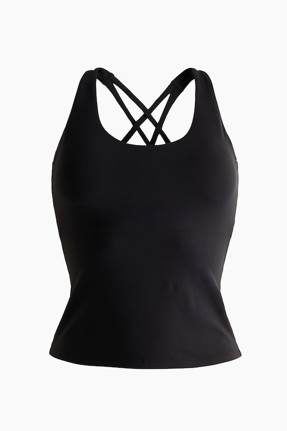 Женские топы H&M Sports Tank Top with SoftMove™