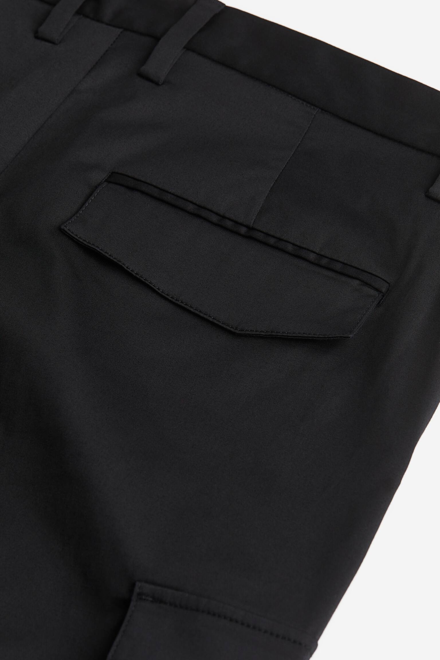 Slim Fit Cargo trousers - Black - 2