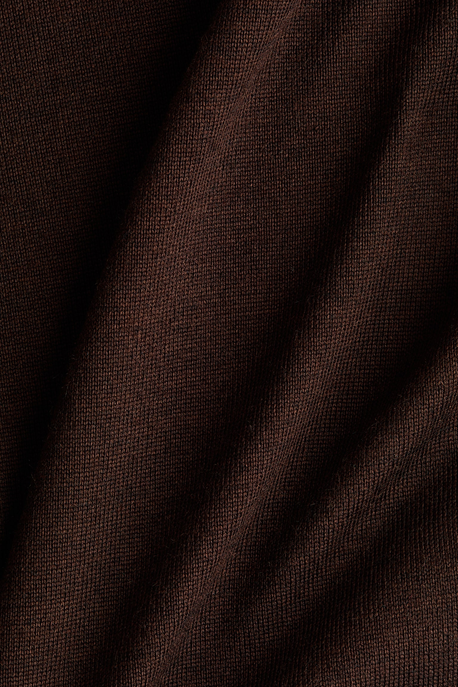 Fine-knit top - Brown/Light beige - 3