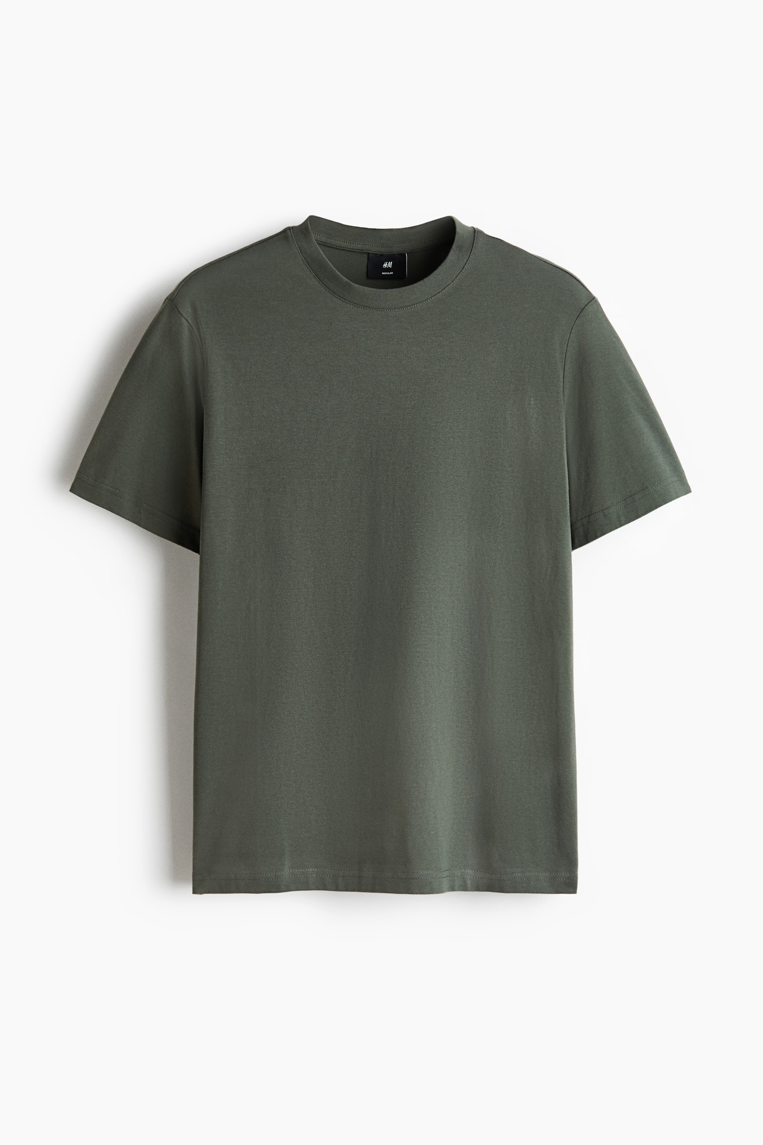 T-shirt Regular Fit - Verde kaki scuro/Blu petrolio scuro/Bianco/Blu petrolio/Nero/Marrone/Blu navy/Grigio scuro/Verde kaki/Beige/Arancione/Grigio mélange/Lilla/Azzurro/Beige/Prugna/Verde/Beige chiaro/Azzurro