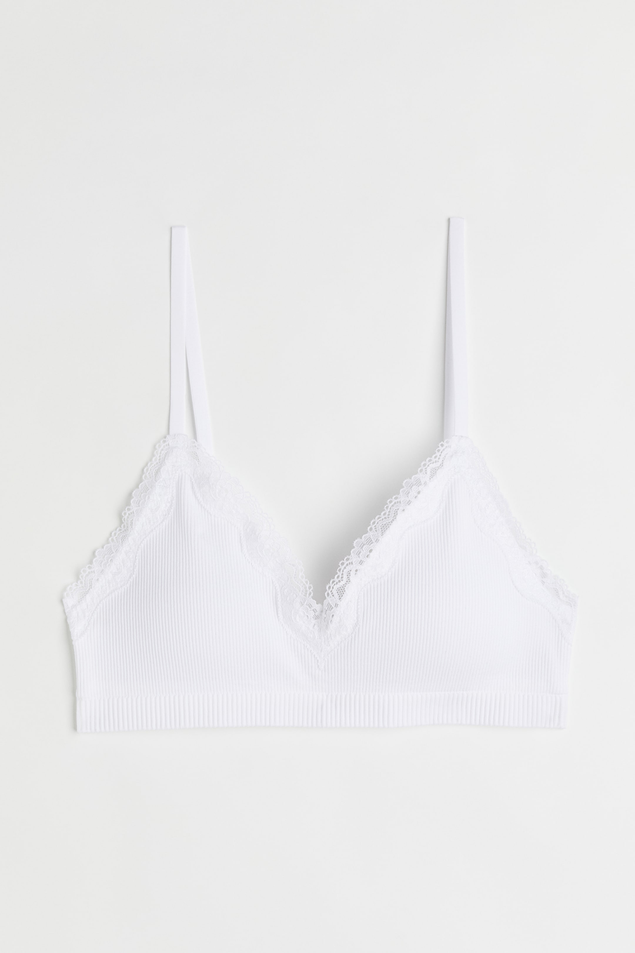 View larger image: Seamless padded bra - White - Ladies | H&M 1