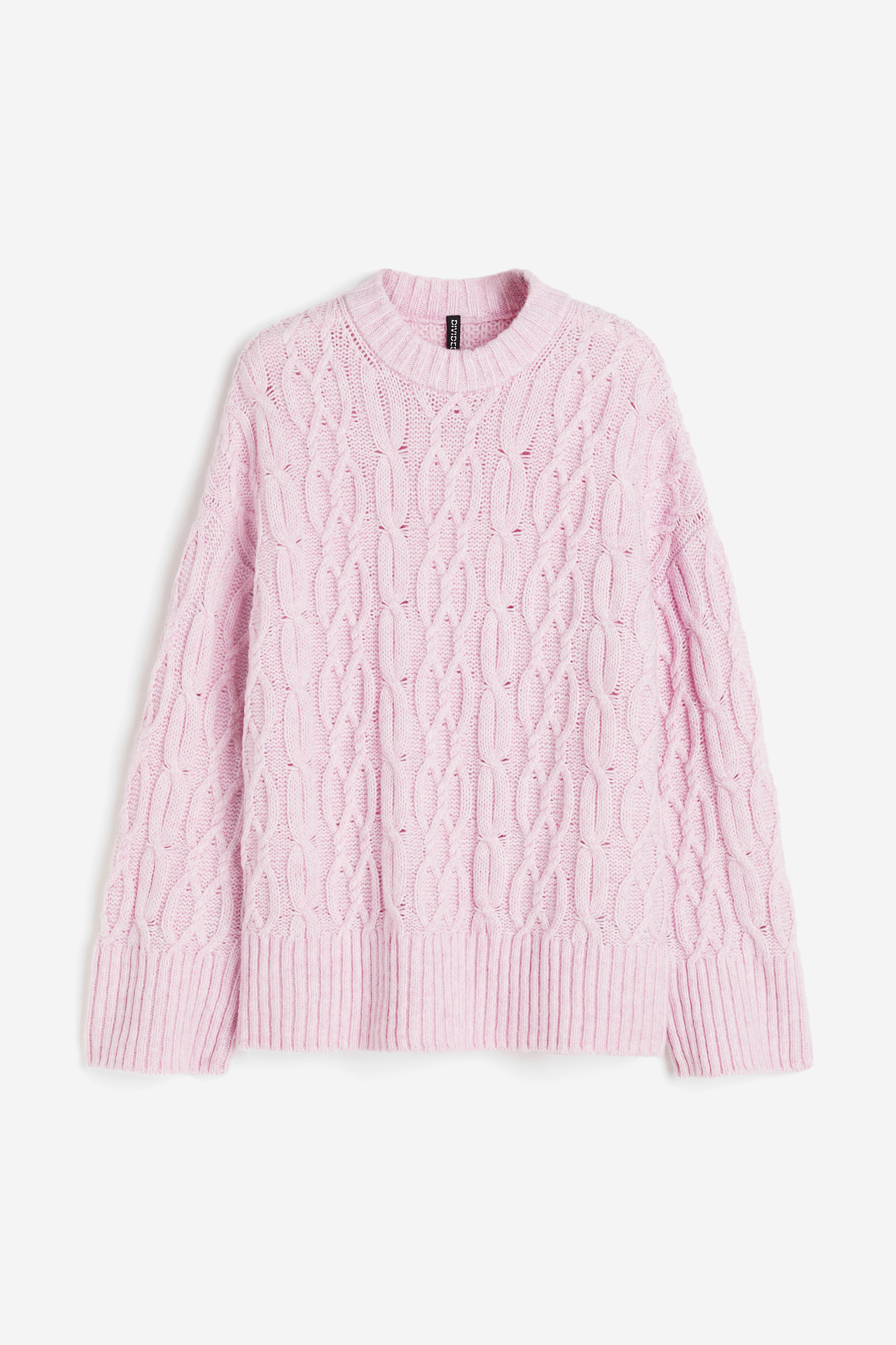 Cable knit jumper