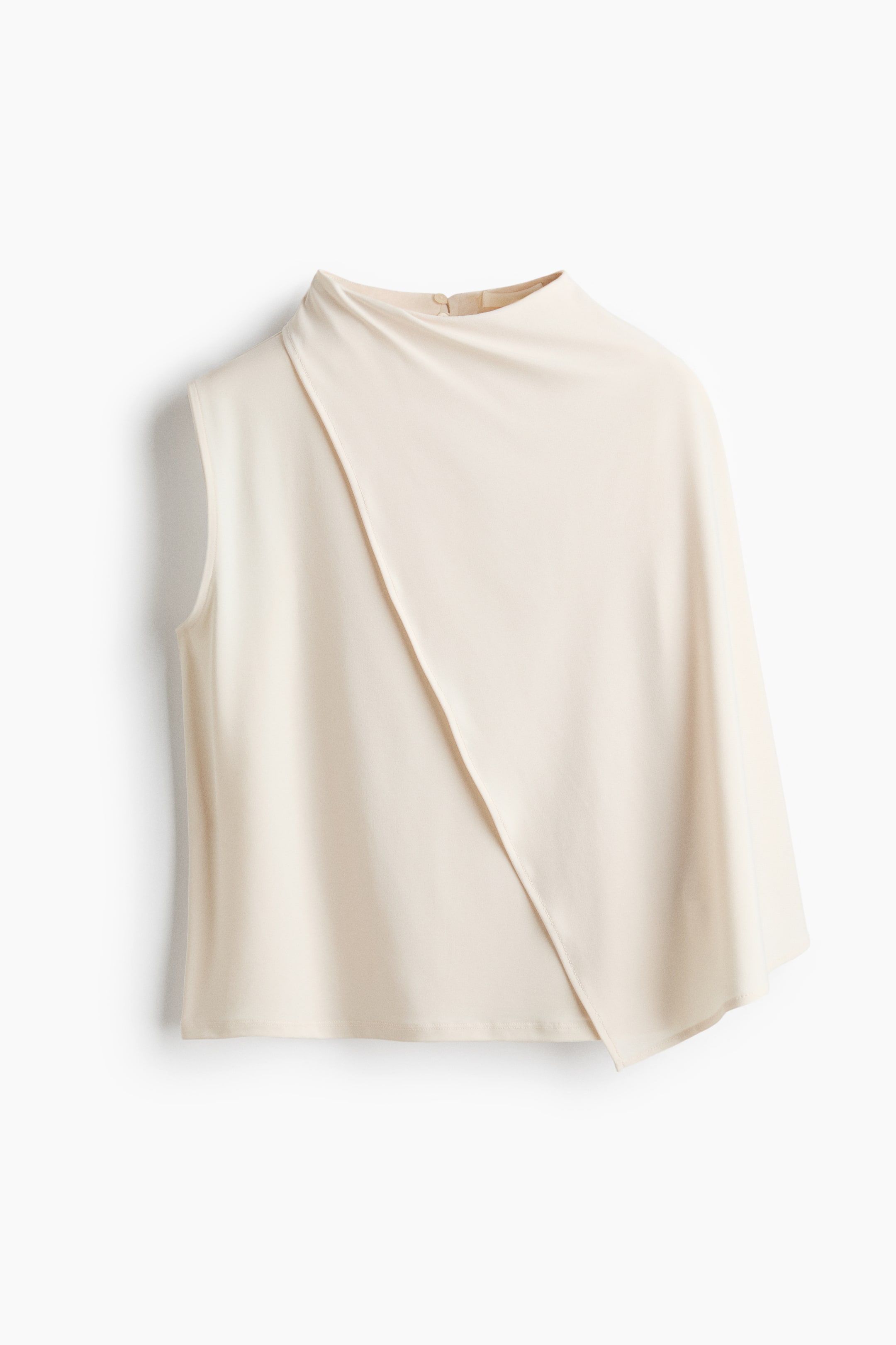 Haut en crêpe avec détail style cape