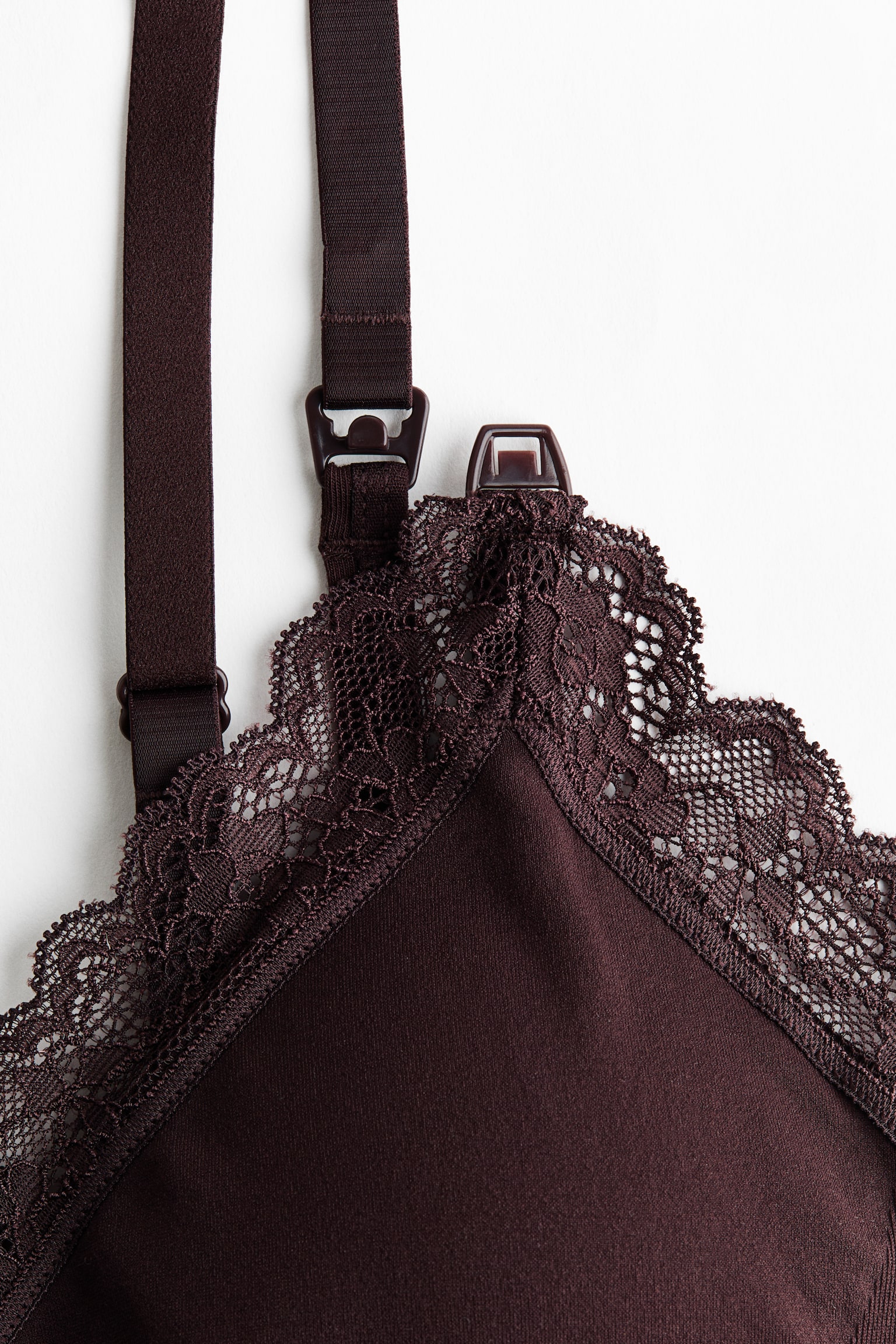 Женские бра для кормления H&M Mama с чашками, 2 шт, цвет: Коричневый / Розовый — фото 6