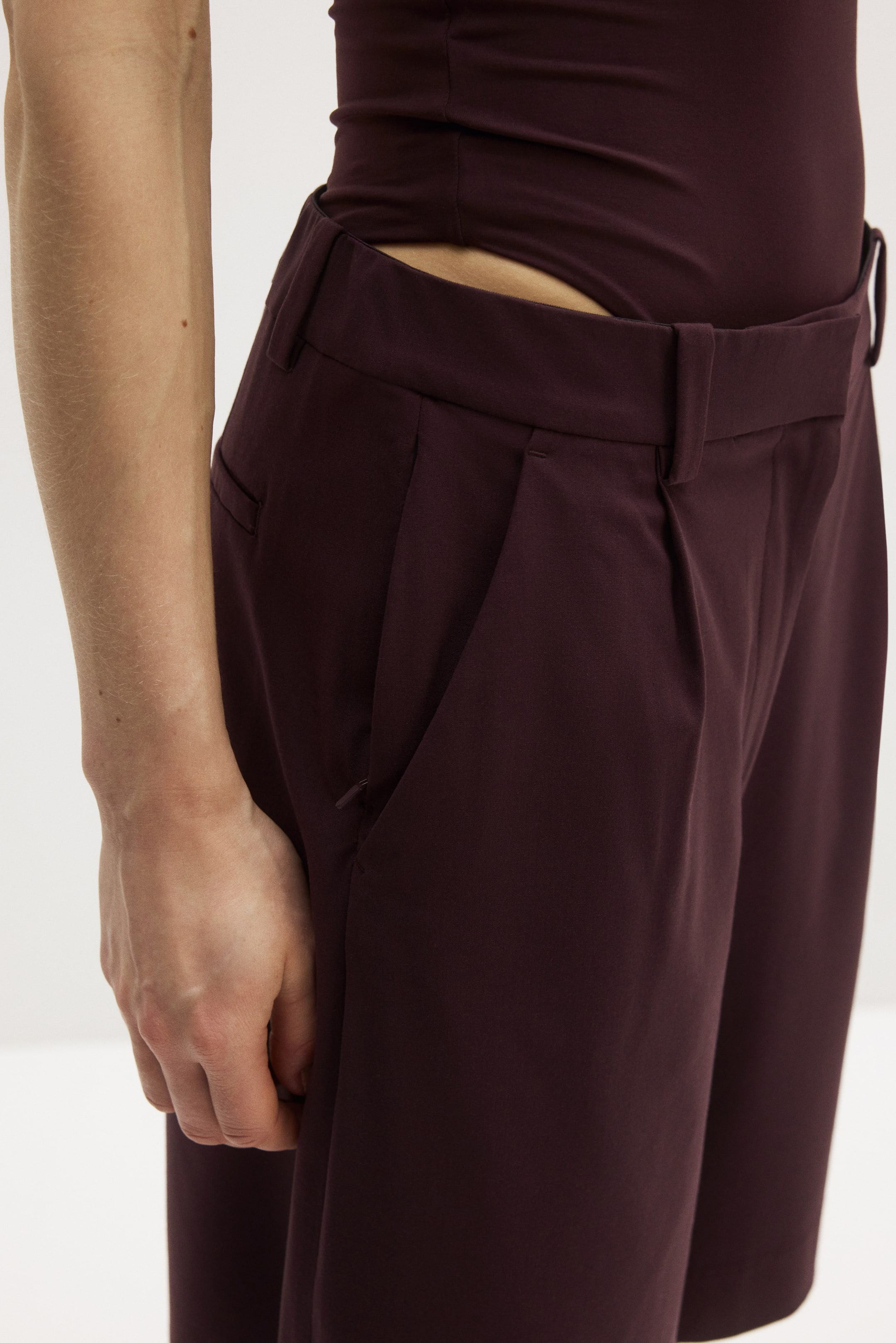 Wrinkle-Resistant Relaxed-Fit Bermuda Shorts
