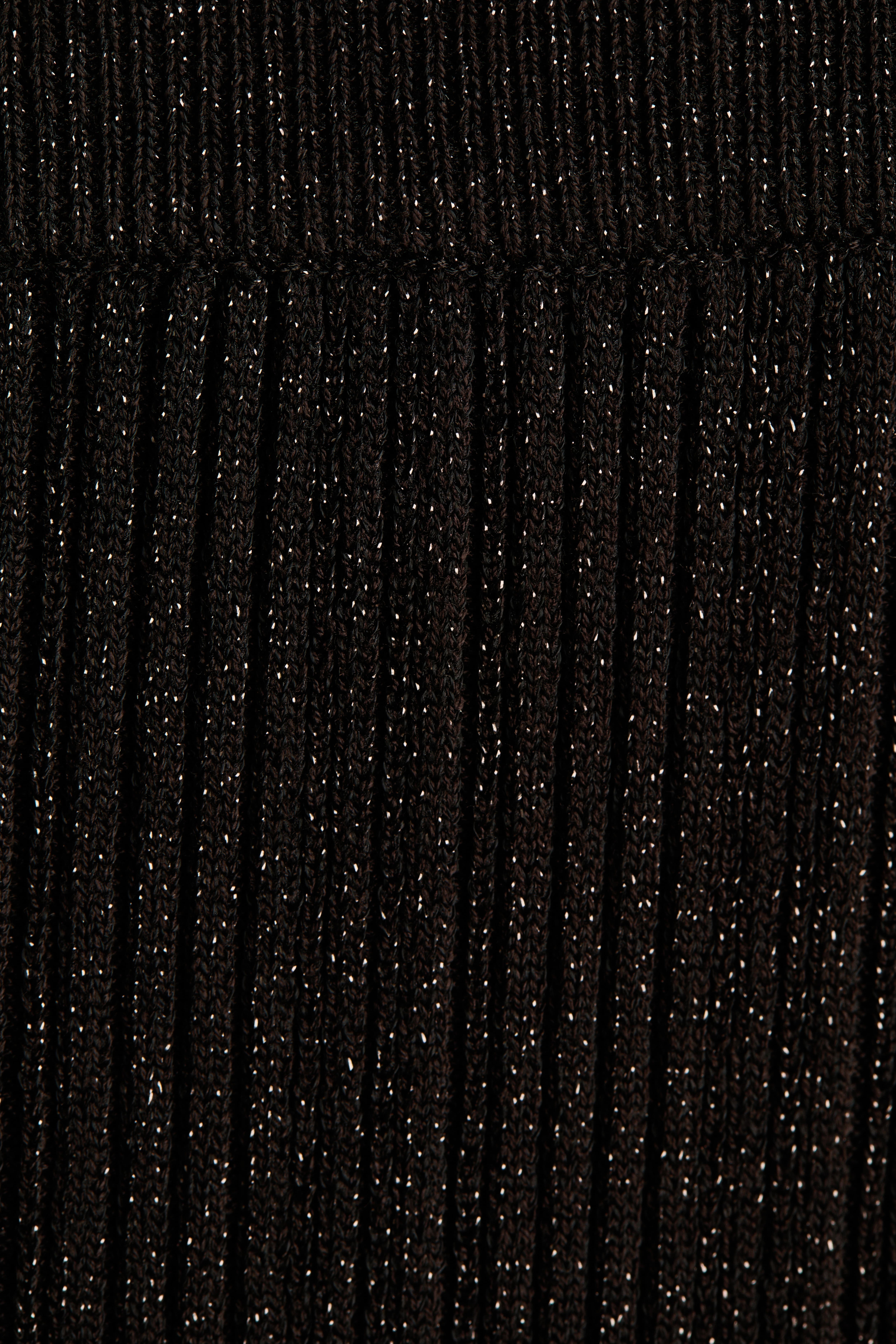 Shimmery Rib-Knit Pants