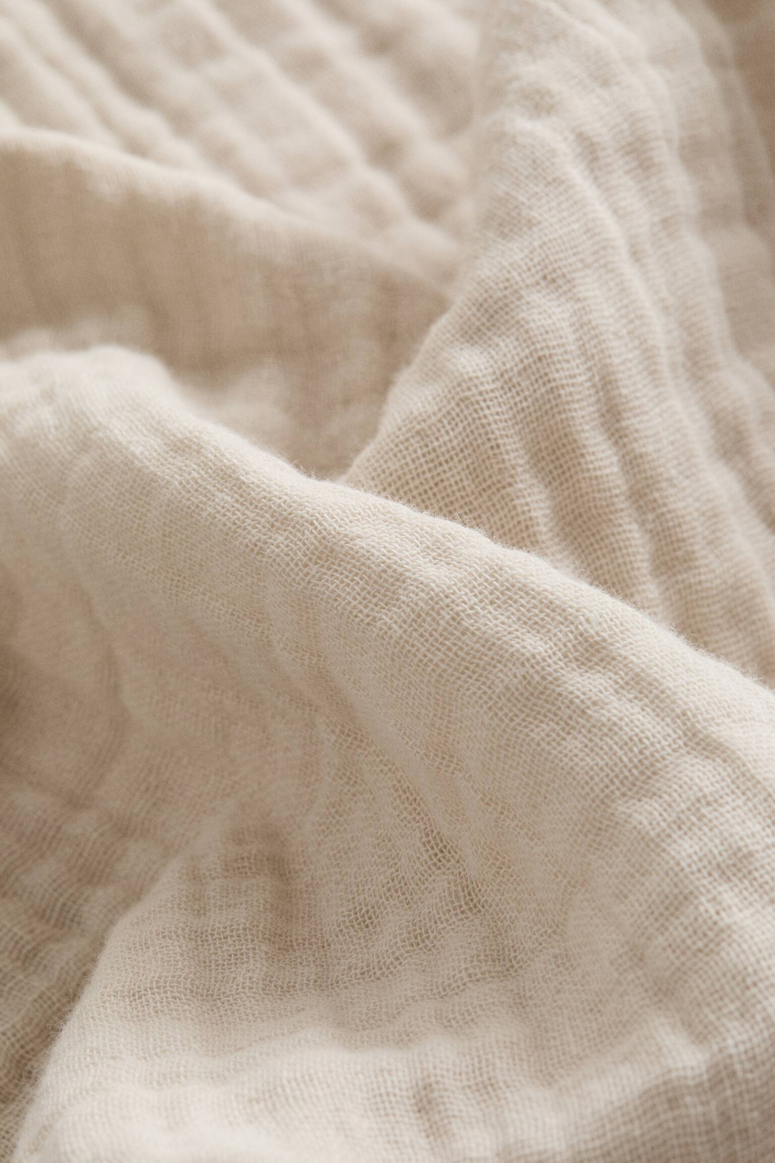 Muslin dressing gown - Beige/White/Light mole/Anthracite grey/Light khaki green - 4