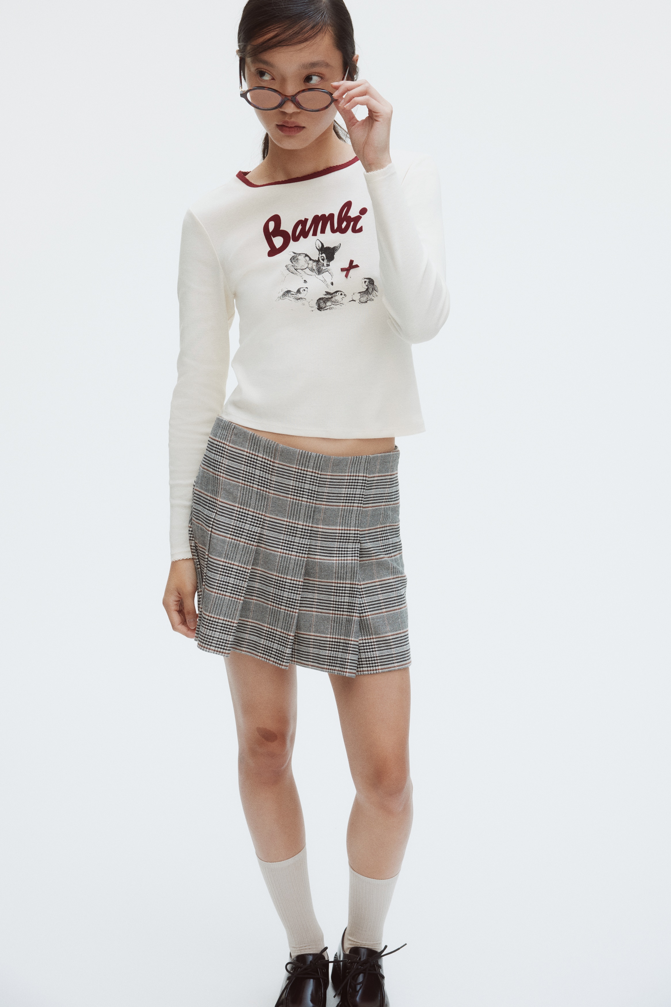Cotton jersey top