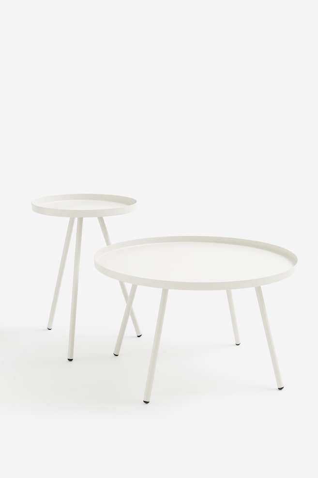 Petite table d’appoint - Gris clair/Noir/Mint green/Rose/dc/dc - 3