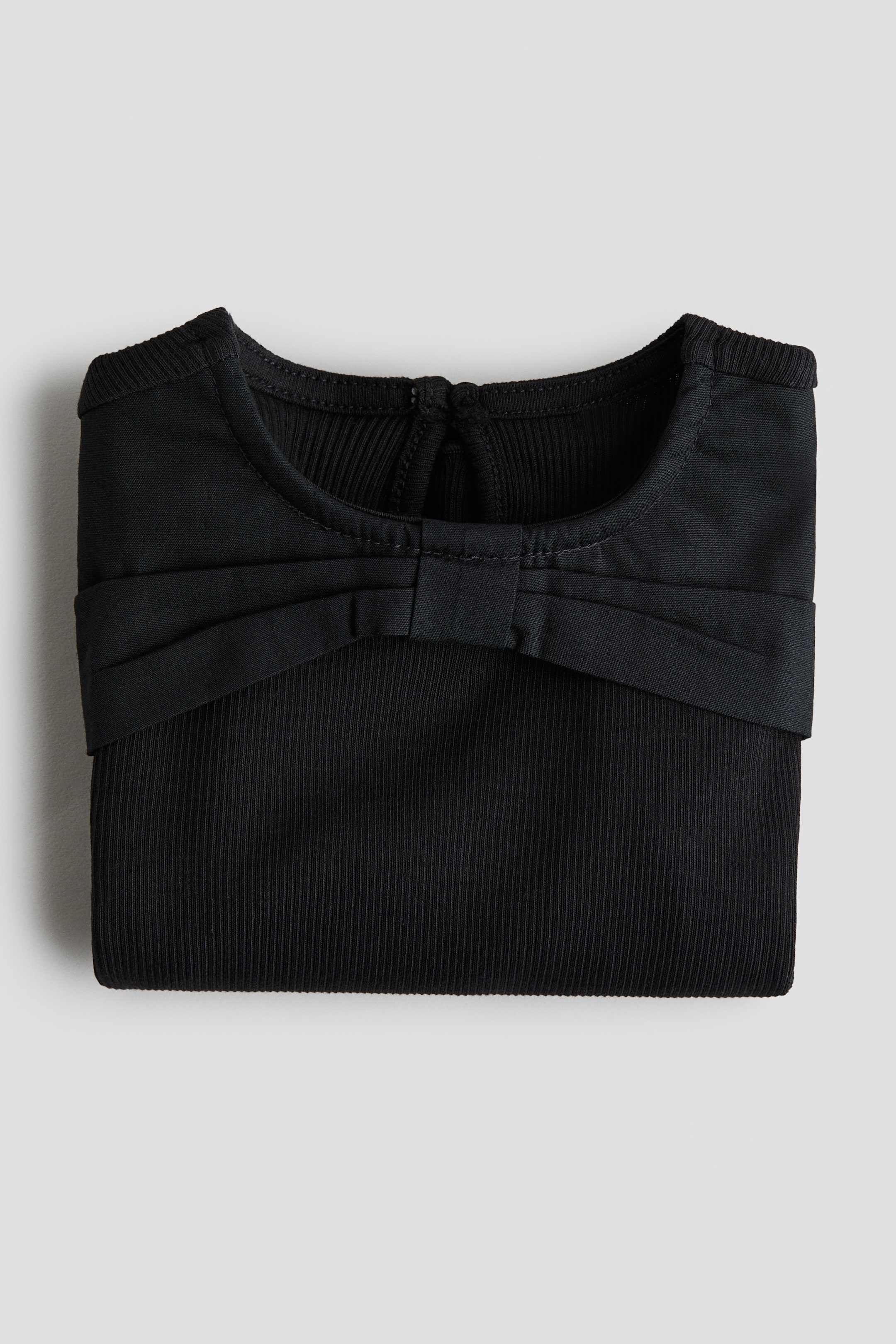 Bow-Detail Jersey Top