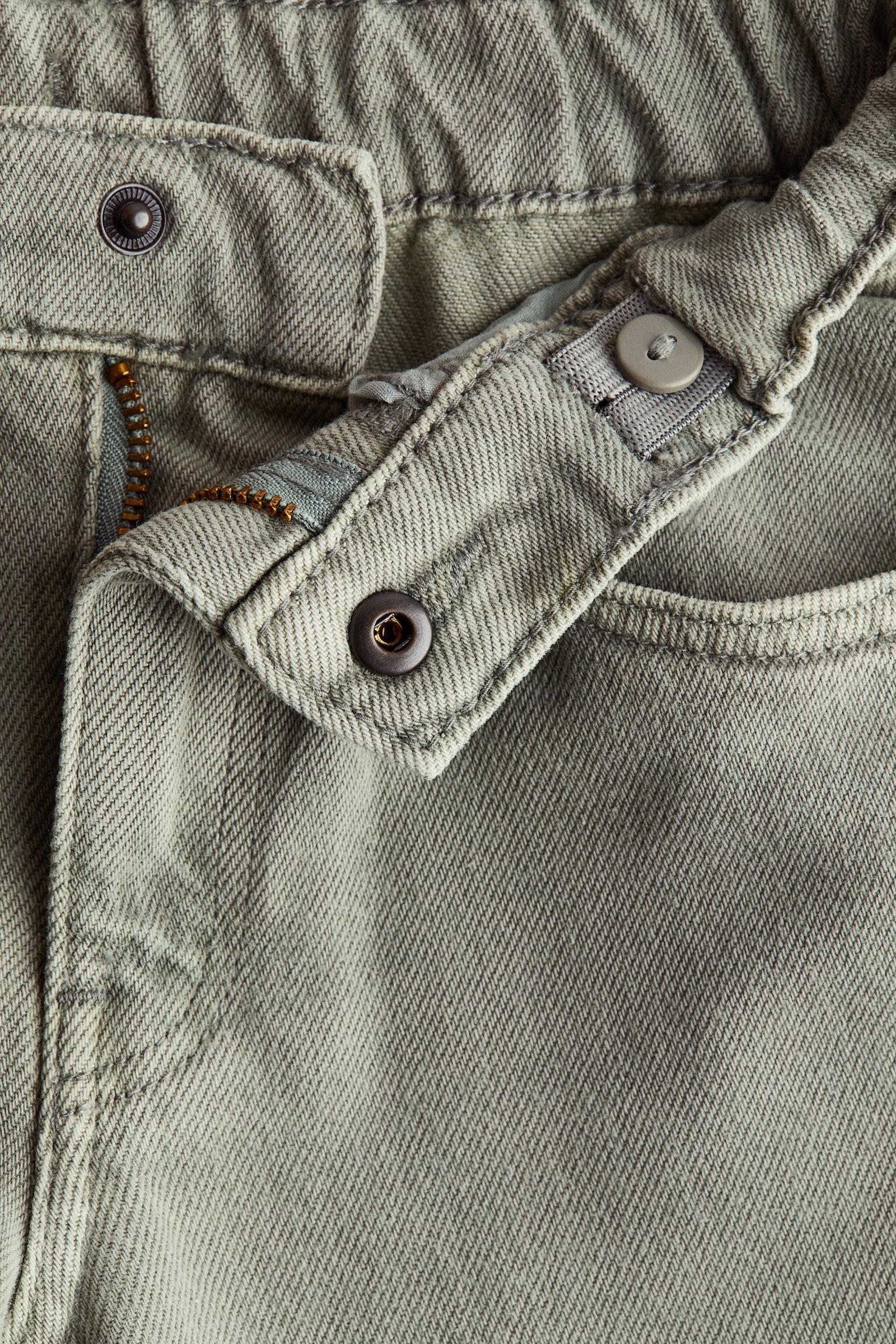 Tapered-Jeans aus Baumwollmix - Helles Khakigrün/Denimblau/Dunkelgrau/Helles Denimblau - 3