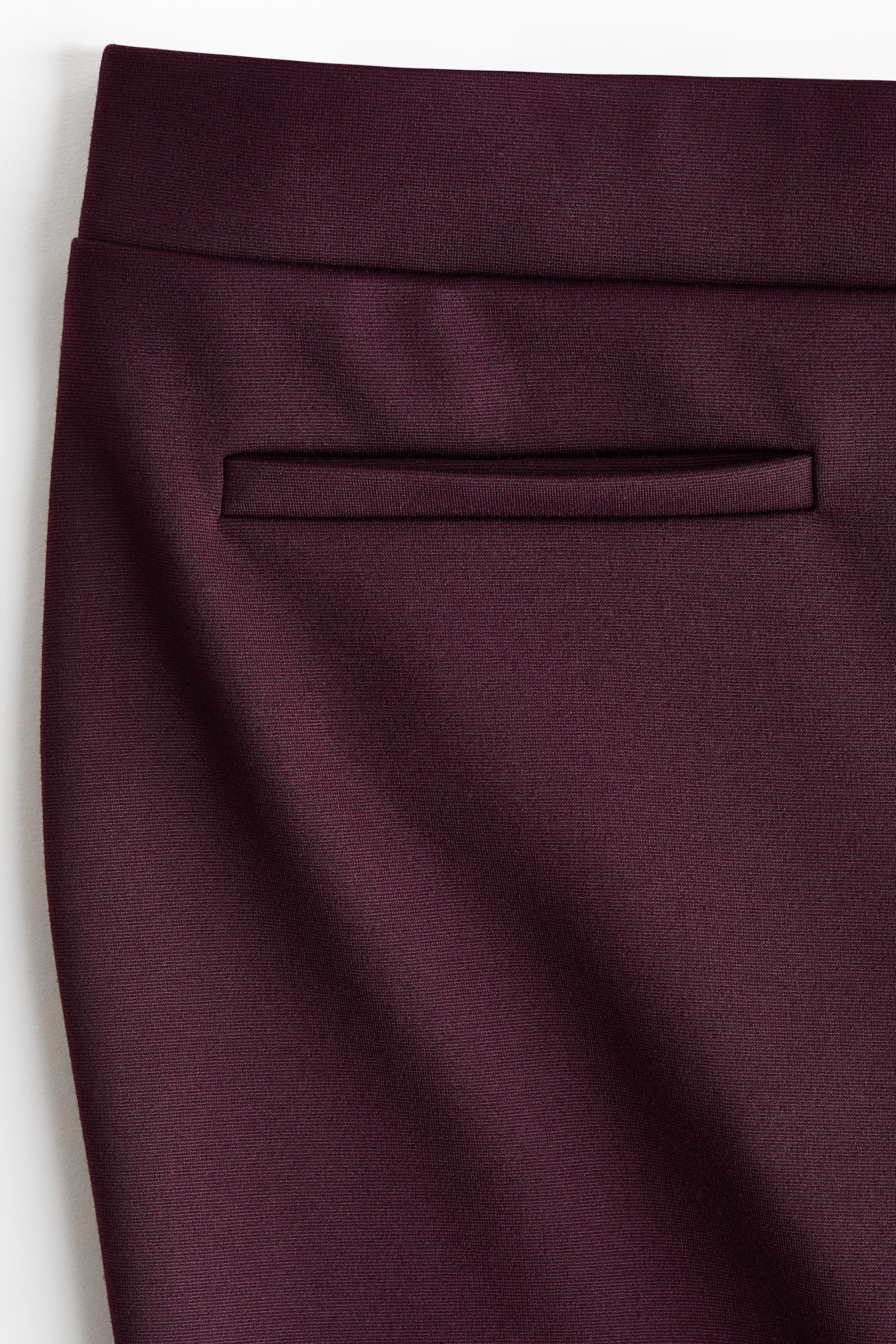 Flared trousers - Plum red/Dark brown/Black - 4