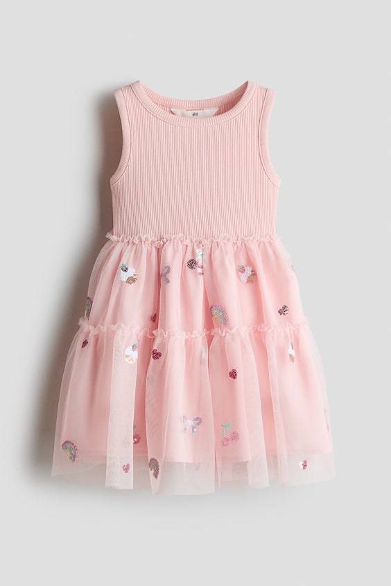 Детские платья H&M Dress with Tulle Skirt