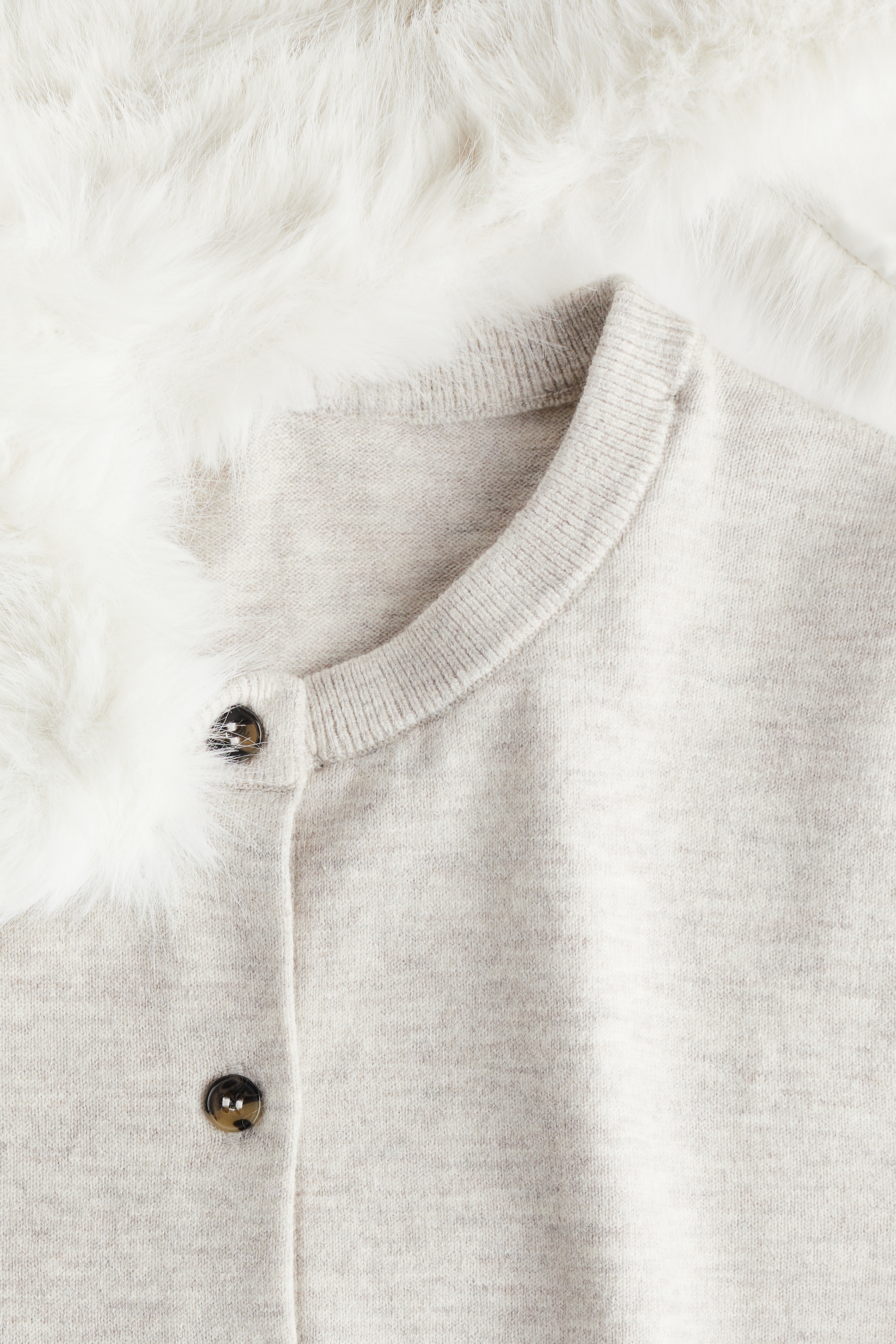 Collared cardigan
