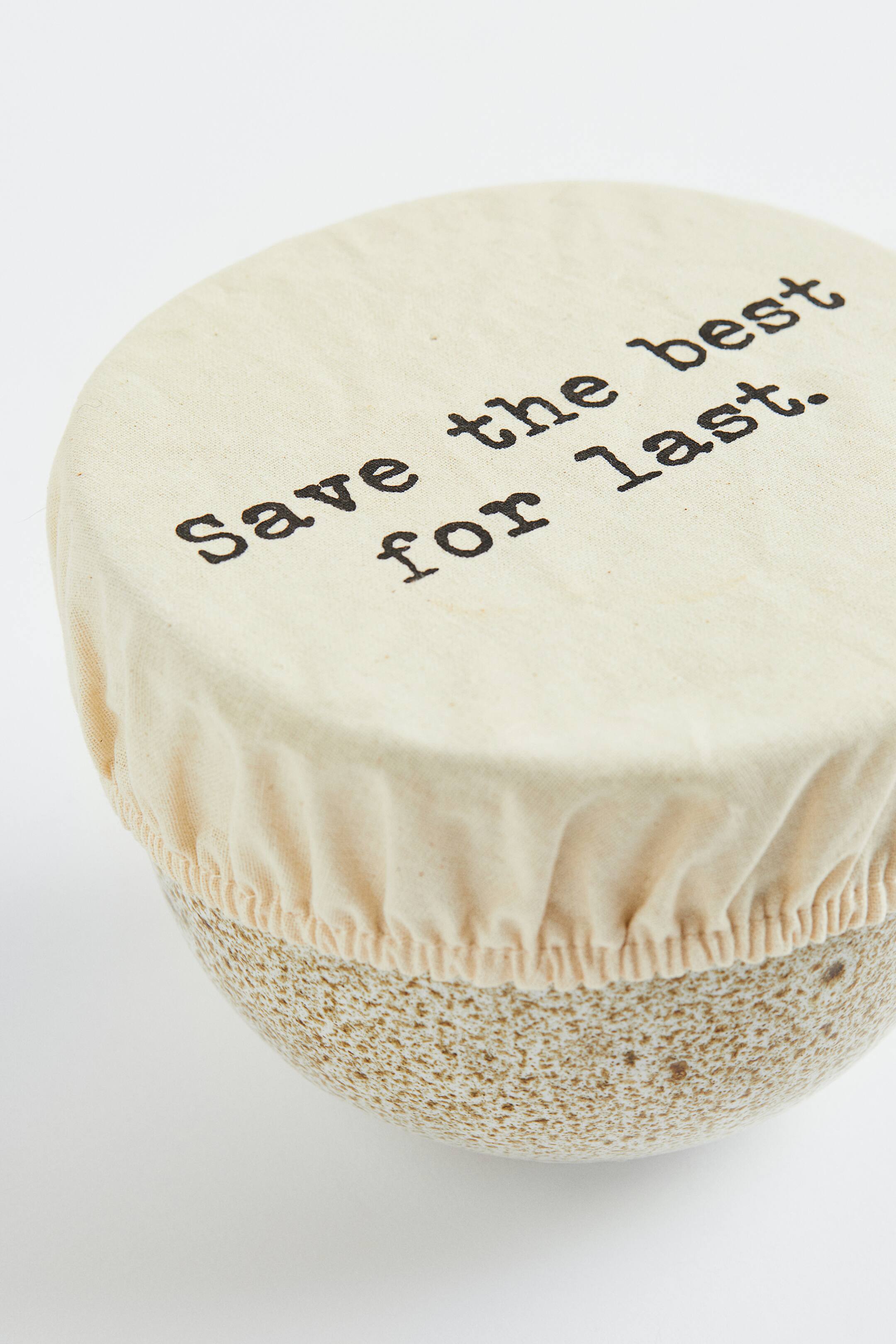 Visa större bild: 2-pack återanvändningsbar skålöverdrag - Crèmevit - Home All | H&M SE 2