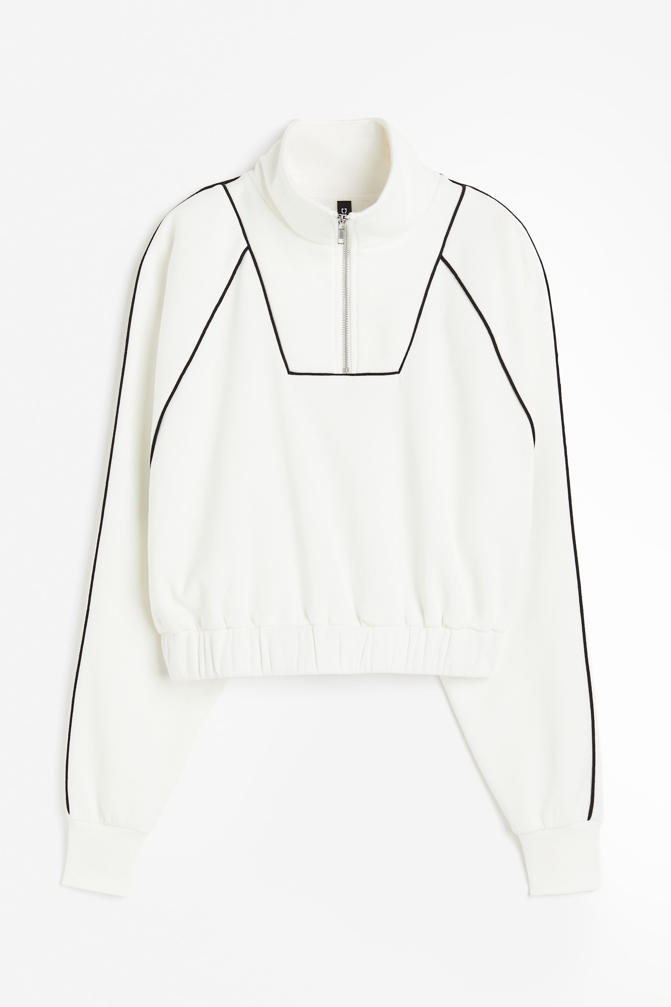 Oversized Half-zip Sweatshirt