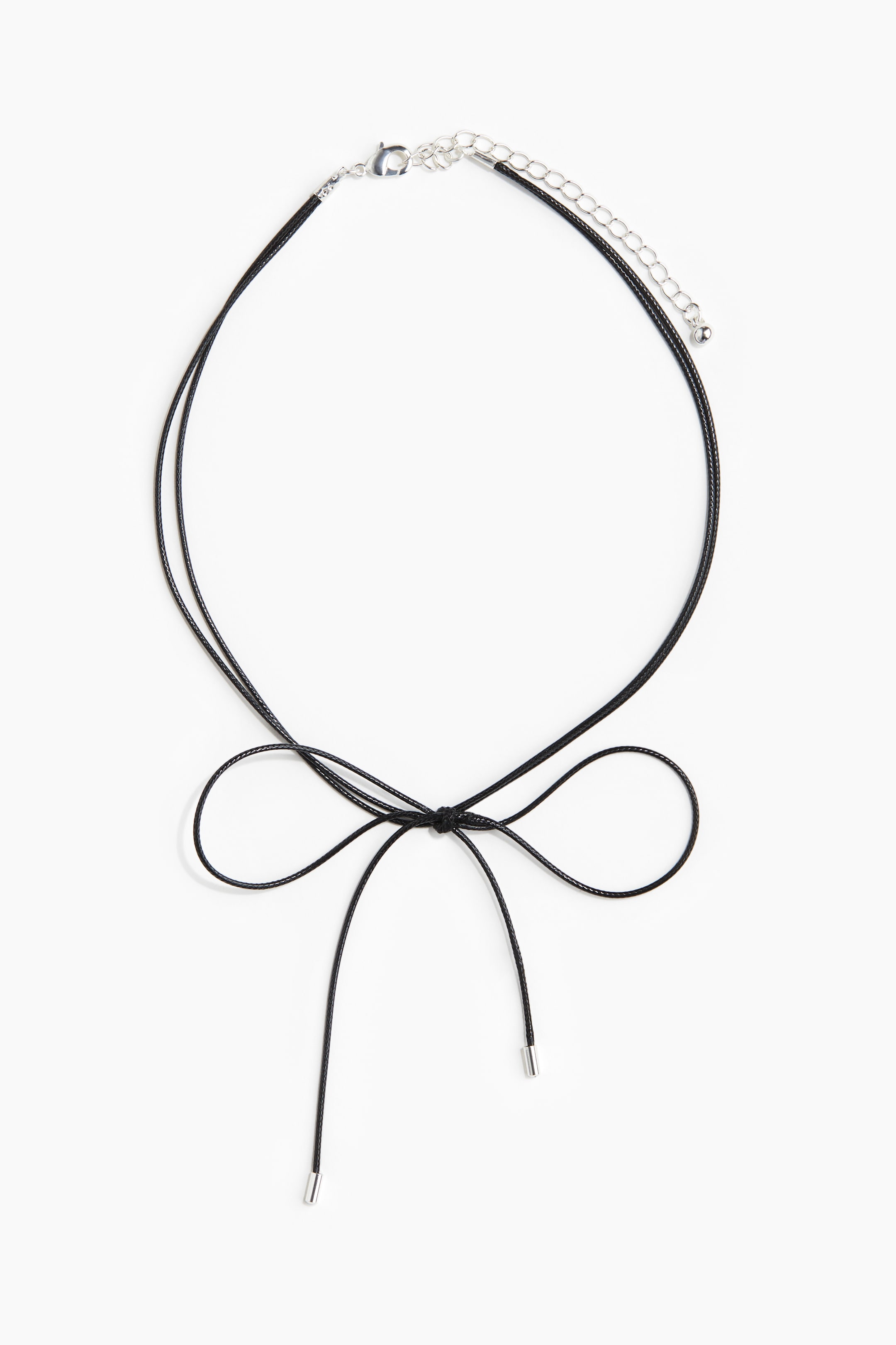 Short Bow-detail Necklace