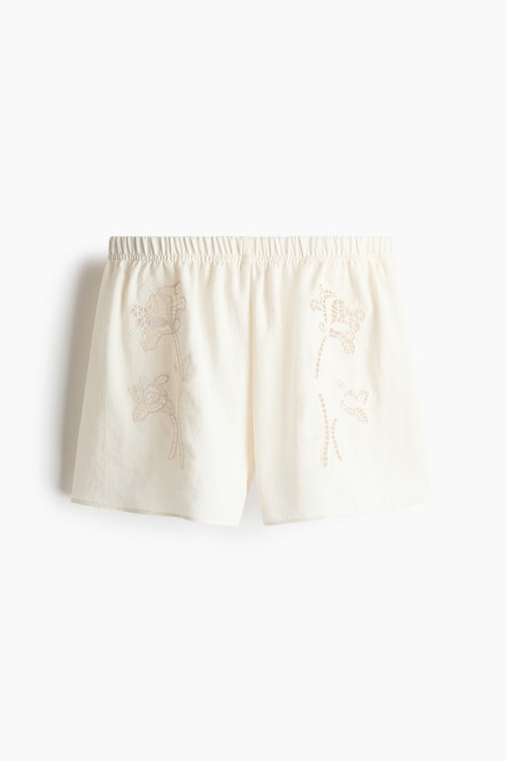 Пляжные шорты, вышивка, шитьё — H&M