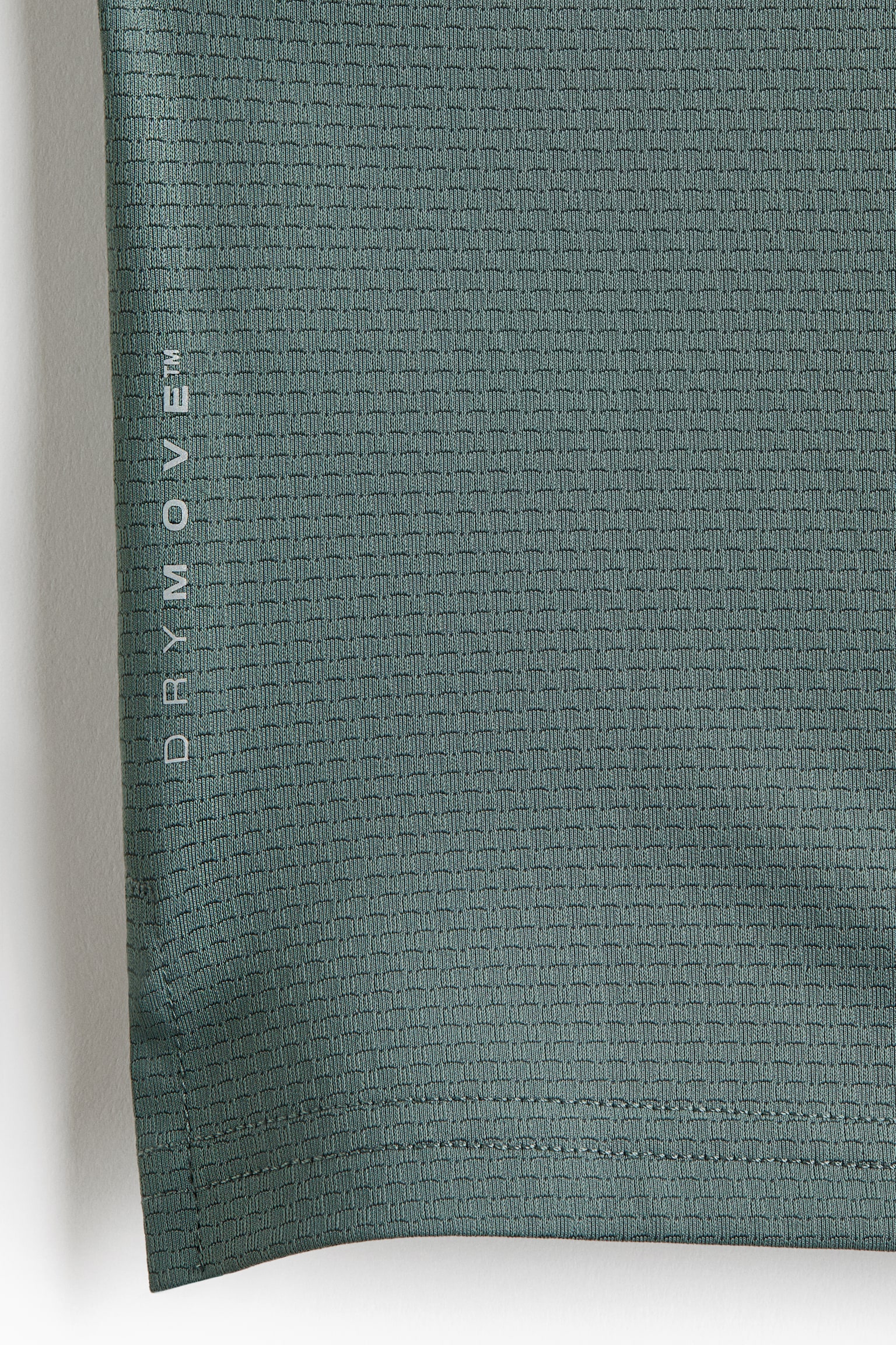 Muscle Fit Sports top with DryMove™ - Dusty green/Black - 2