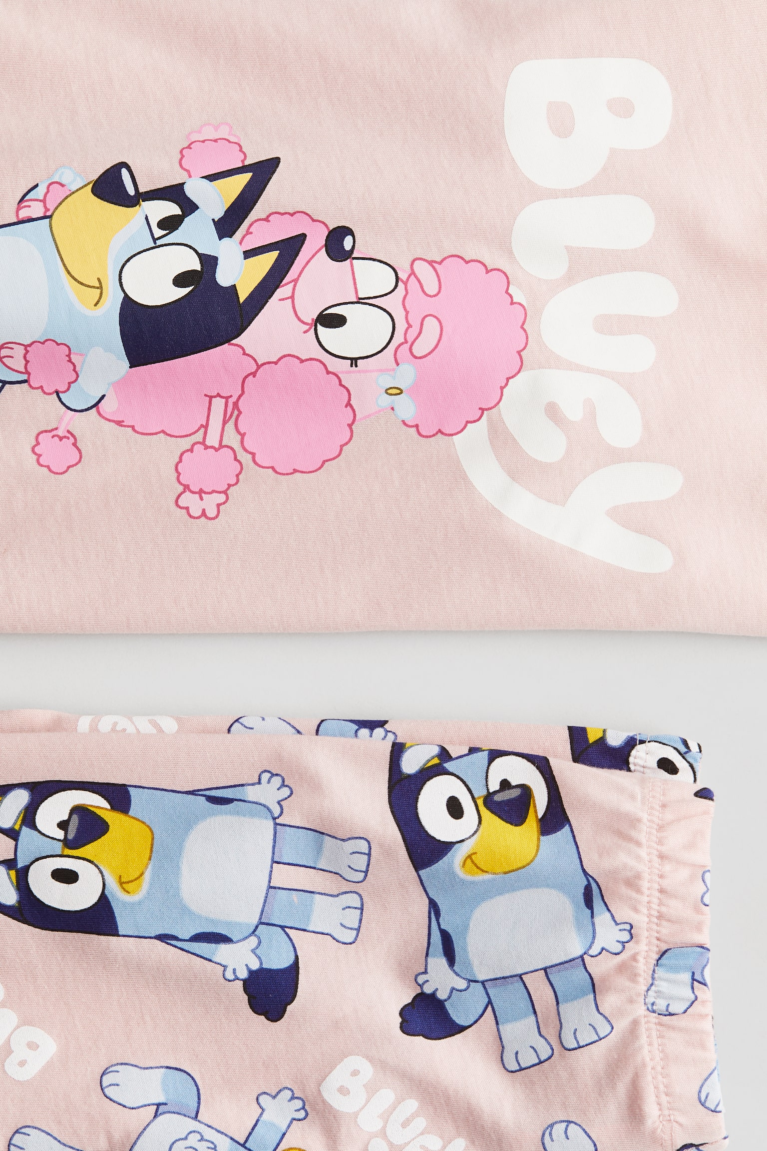 Jersey pyjamas - Pink/Bluey/White/Disney Princesses/White/Minnie Mouse/Blue/Frozen/Light blue/Lilo & Stitch/Dark grey/Minnie Mouse/Pink/Barbie/Dusty pink/Paw Patrol/White/Hello Kitty/Light pink/Squishmallows - 2