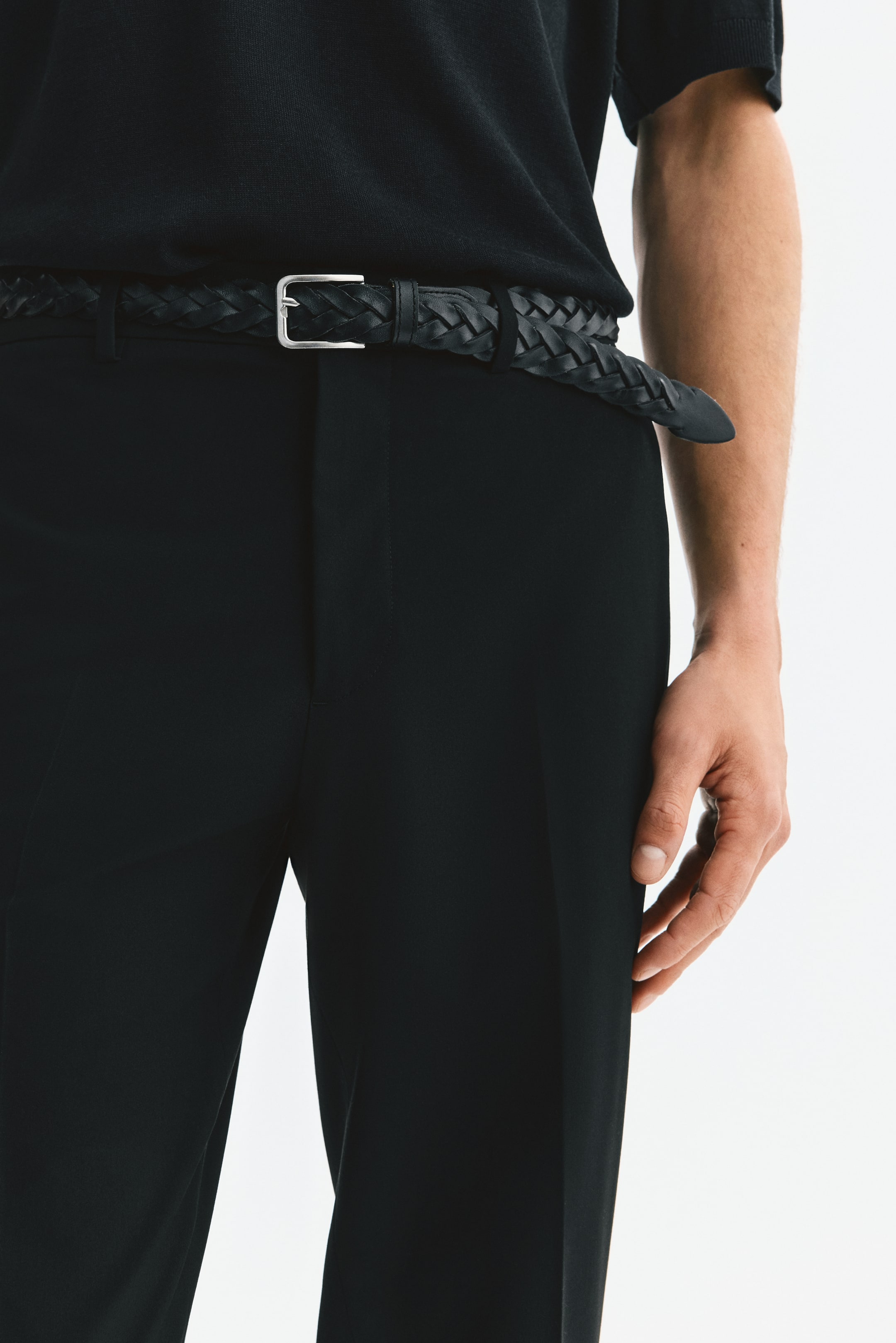 Slim-Fit Tailored Pants