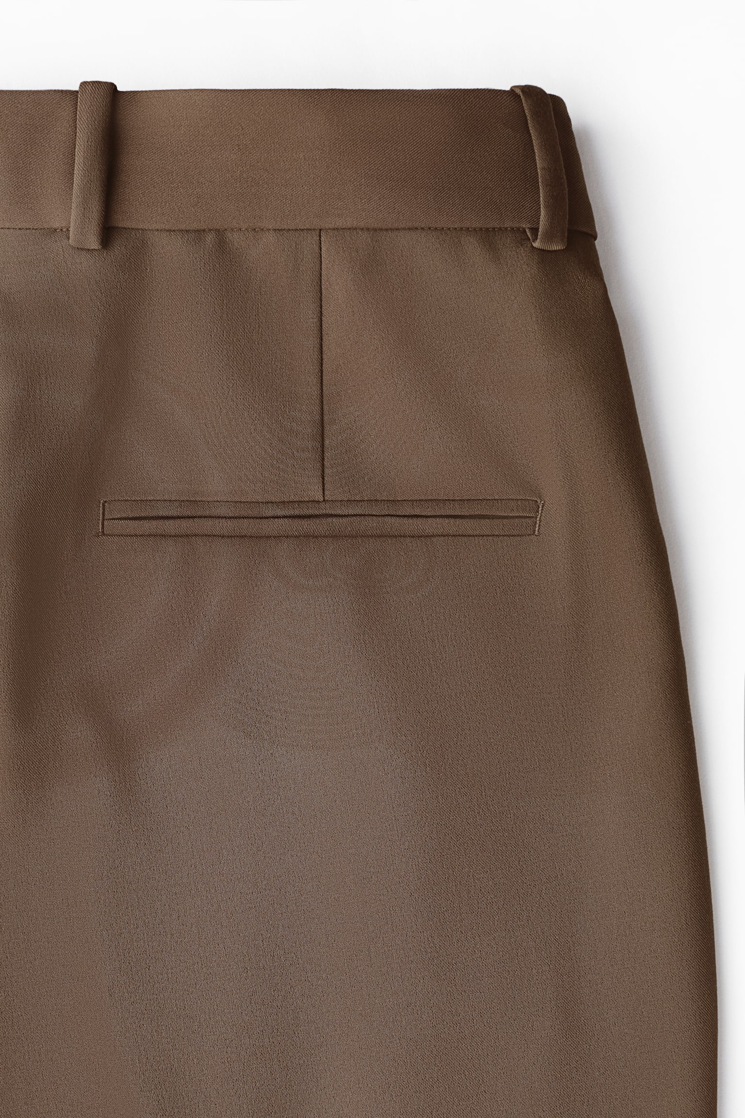 Four-way stretch Wide Tailored trousers - Light brown - 6