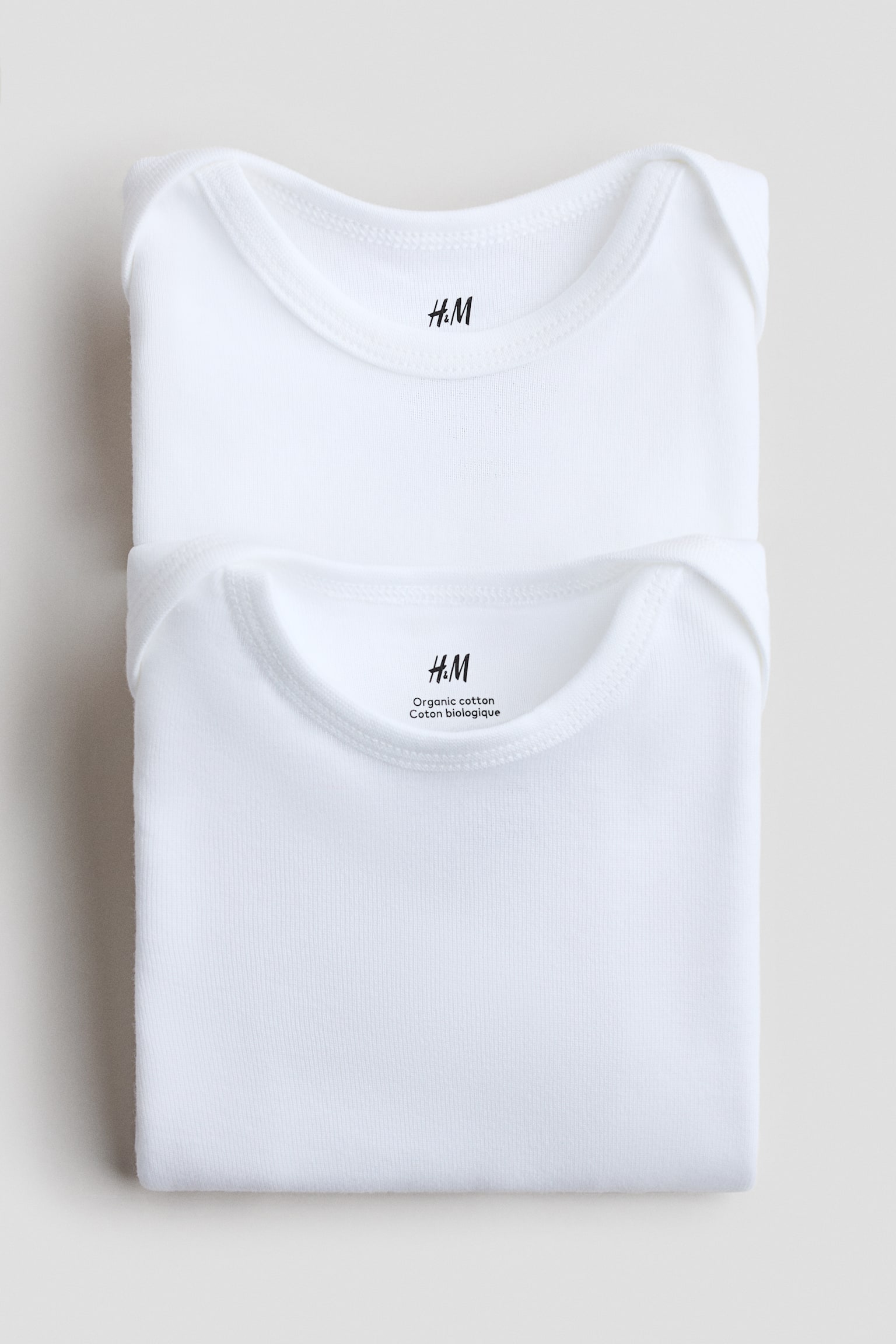 Bộ 2 bộ bodysuit dài tay - Màu trắng - 2