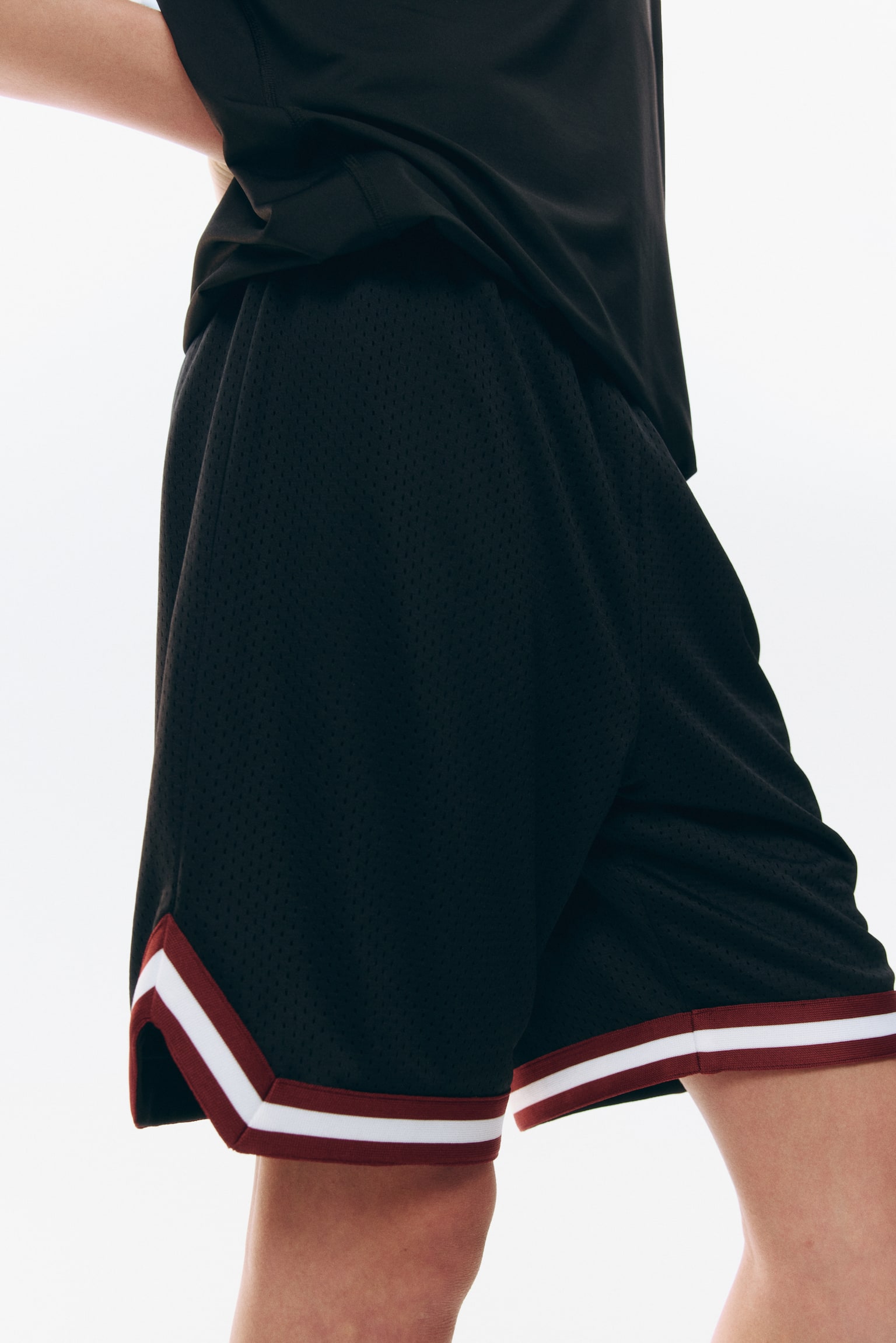 Basketball shorts with DryMove™ - Black/Green/Colour block/Dark blue - 3
