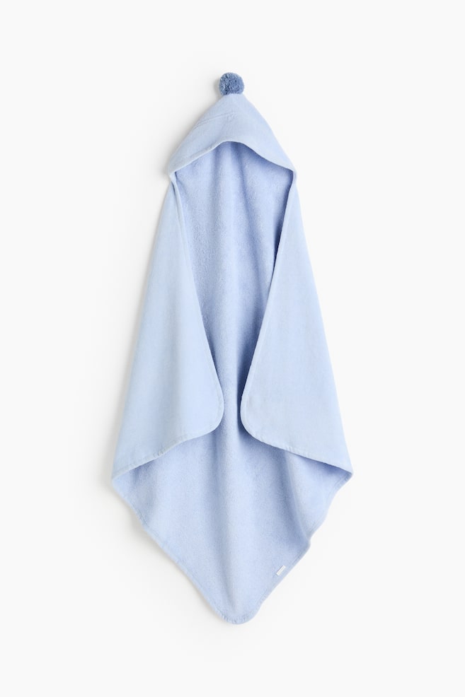 Hooded bath towel - Light dusty blue/Pink/Light beige - 1
