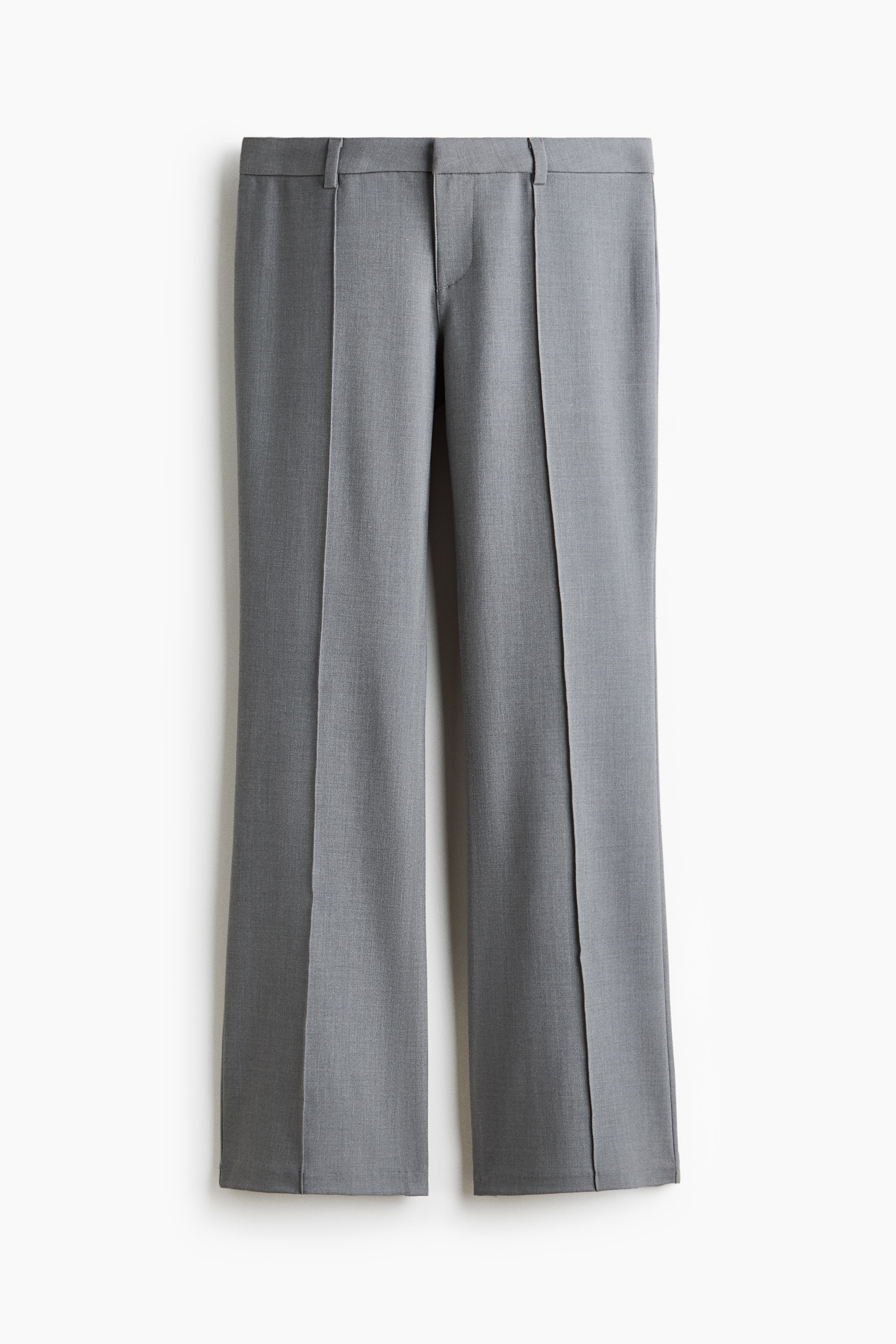 Tailored crease-leg trousersModel