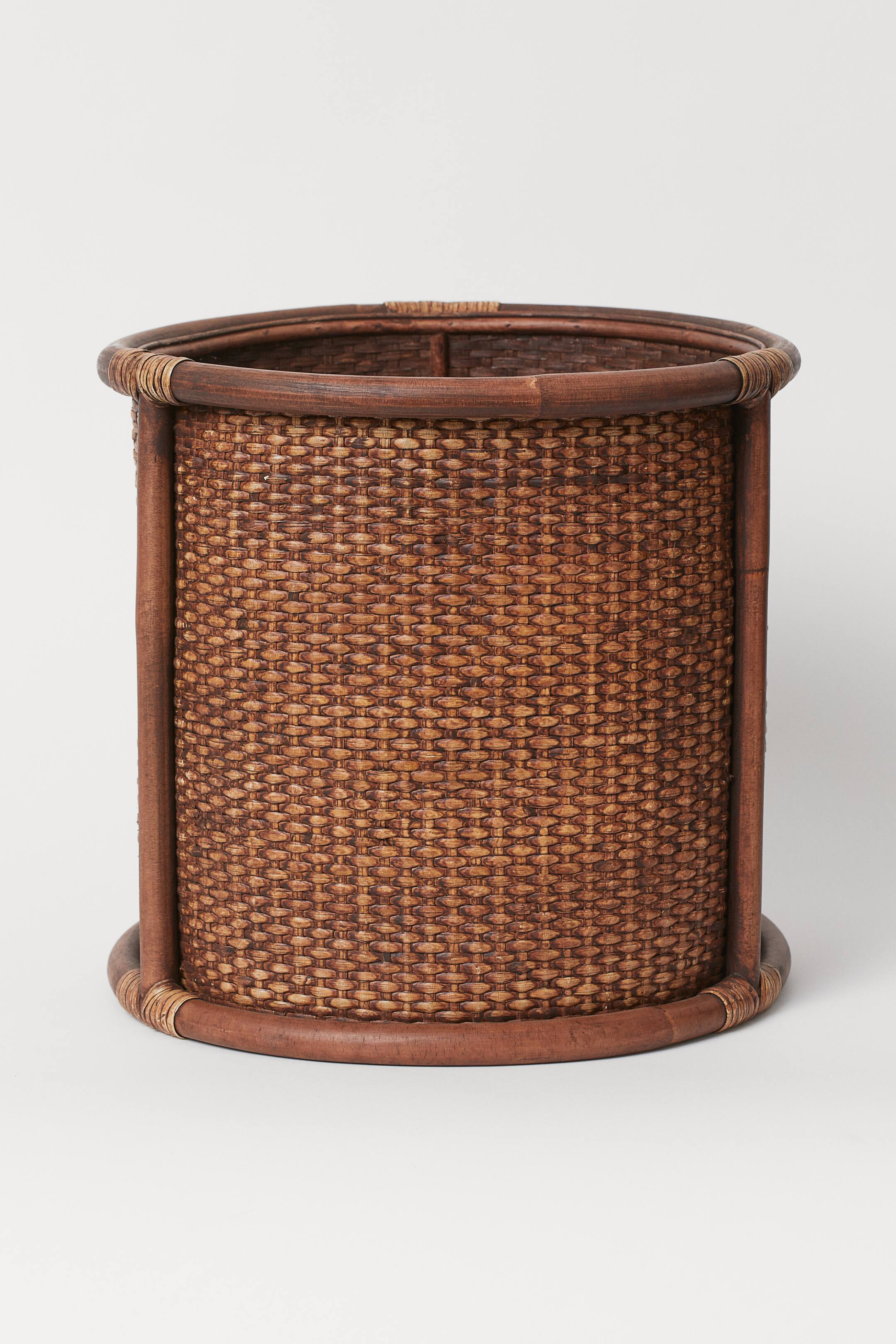 Large rattan plant pot Brown Home All H&M GB