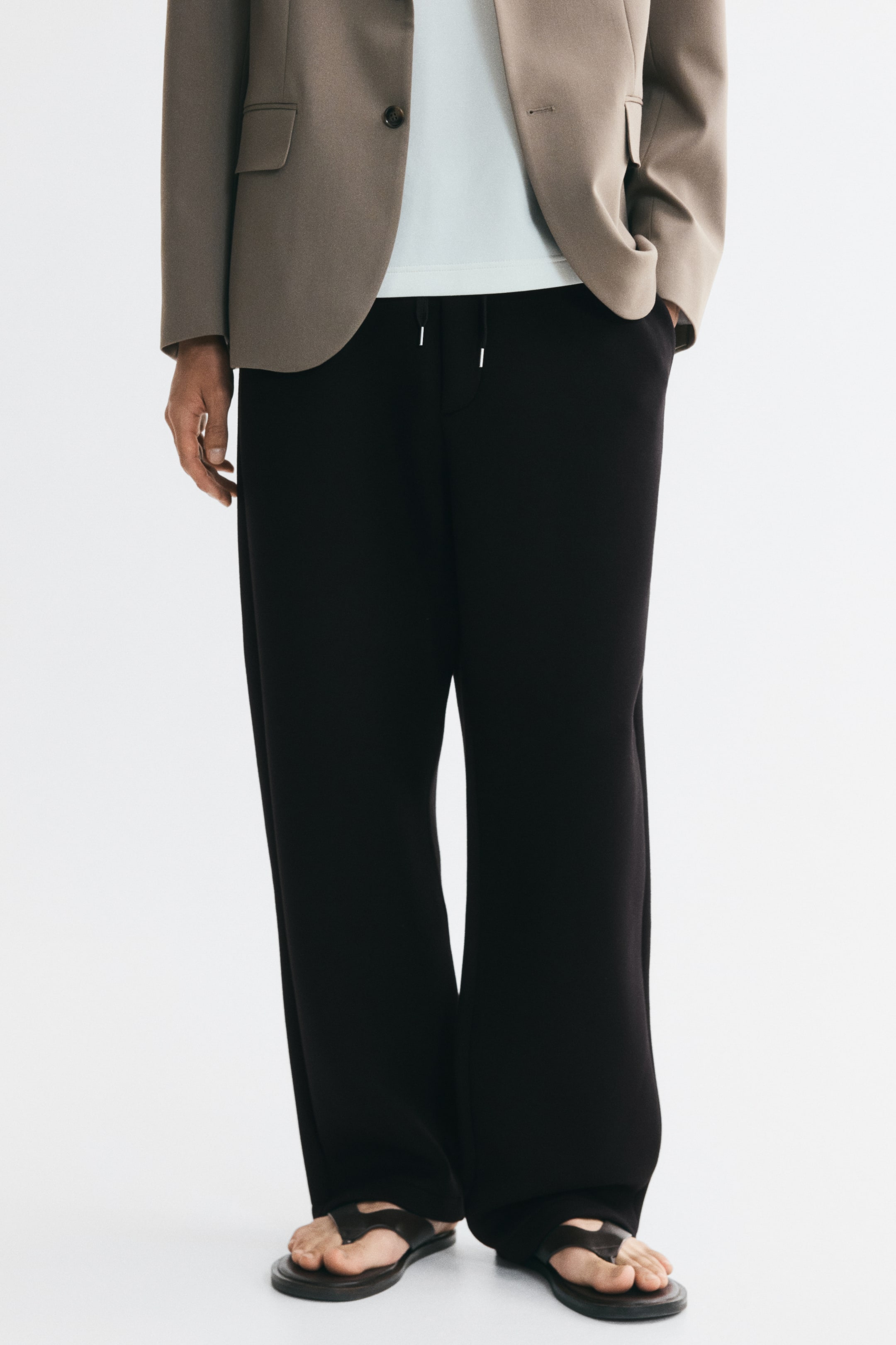 Relaxed-Fit Barrel-Leg Scuba Joggers