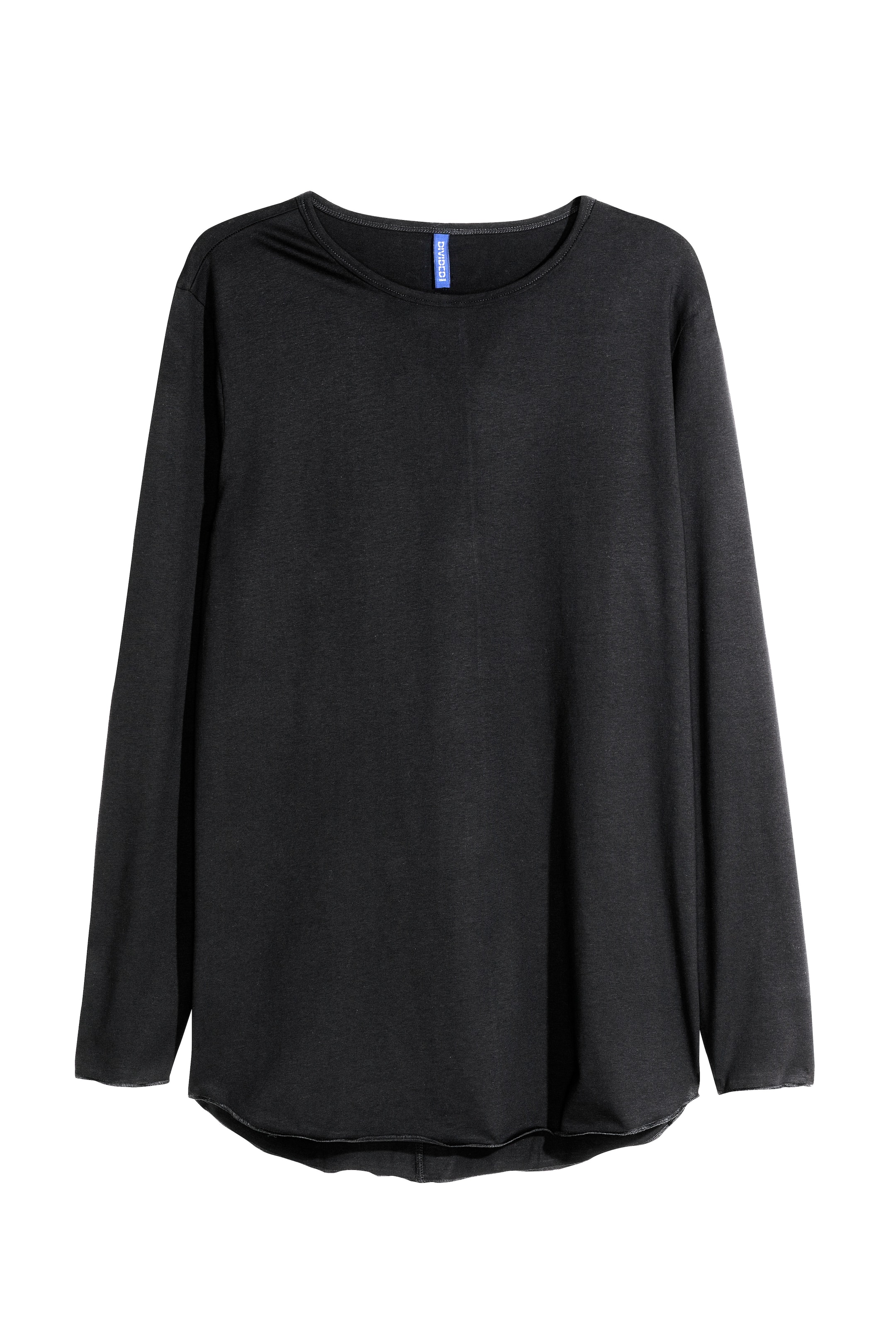 View larger image: Long-sleeved T-shirt - Black - Men | H&M GB 1