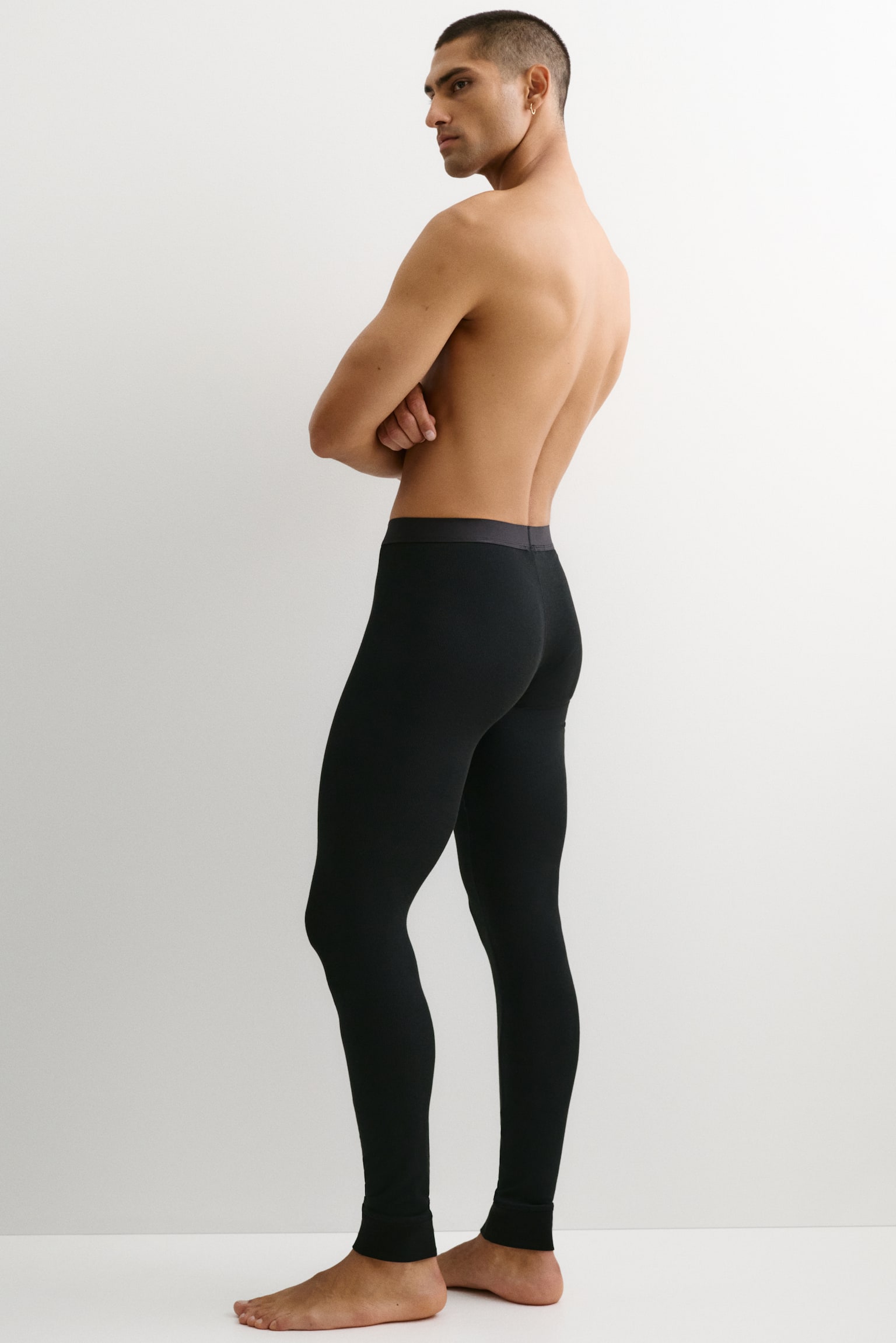 Långkalsonger THERMOLITE® - Svart/Mörkgrå - 4