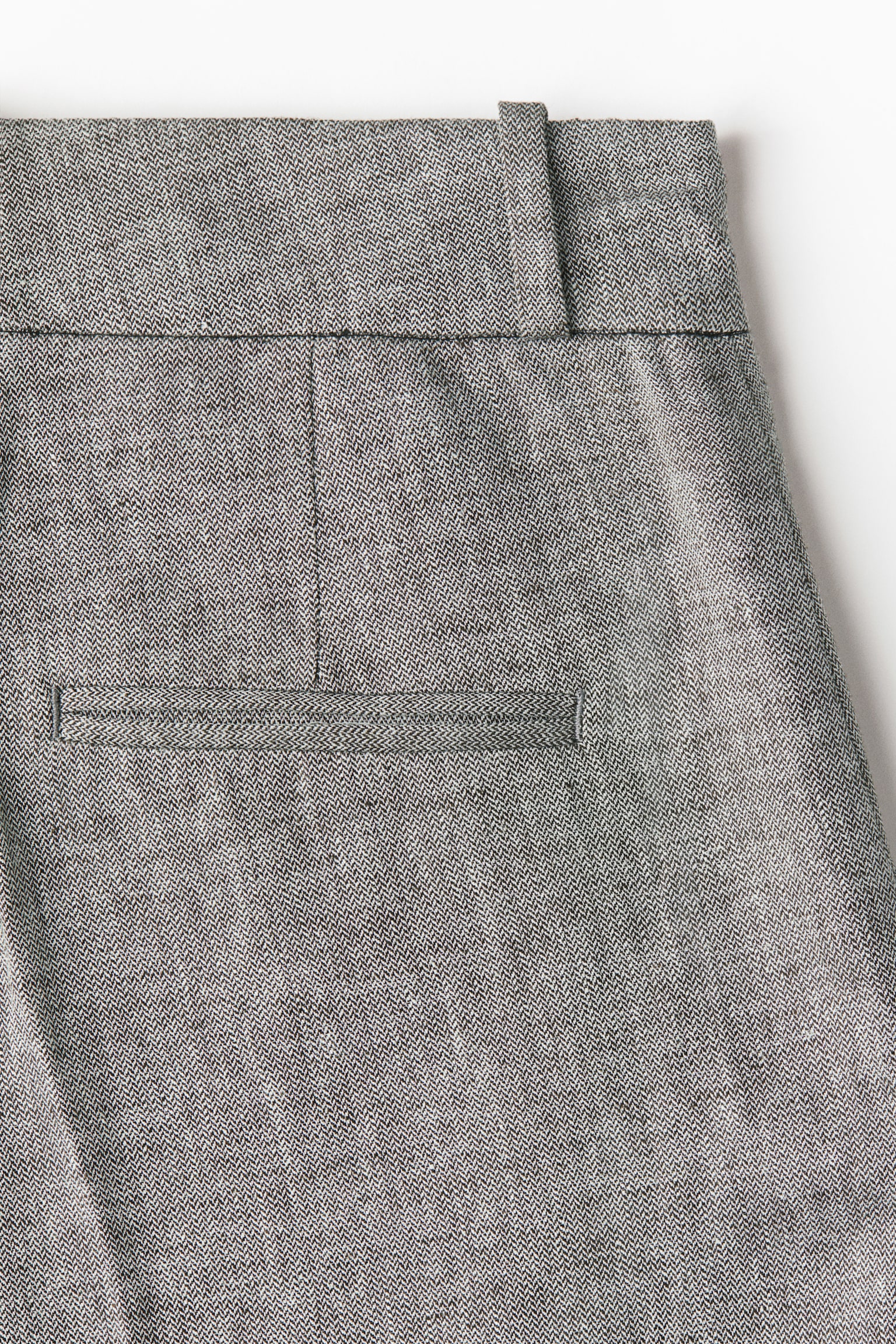 Женские брюки H&M Dressy Linen-Blend, цвет: Серый — фото 2