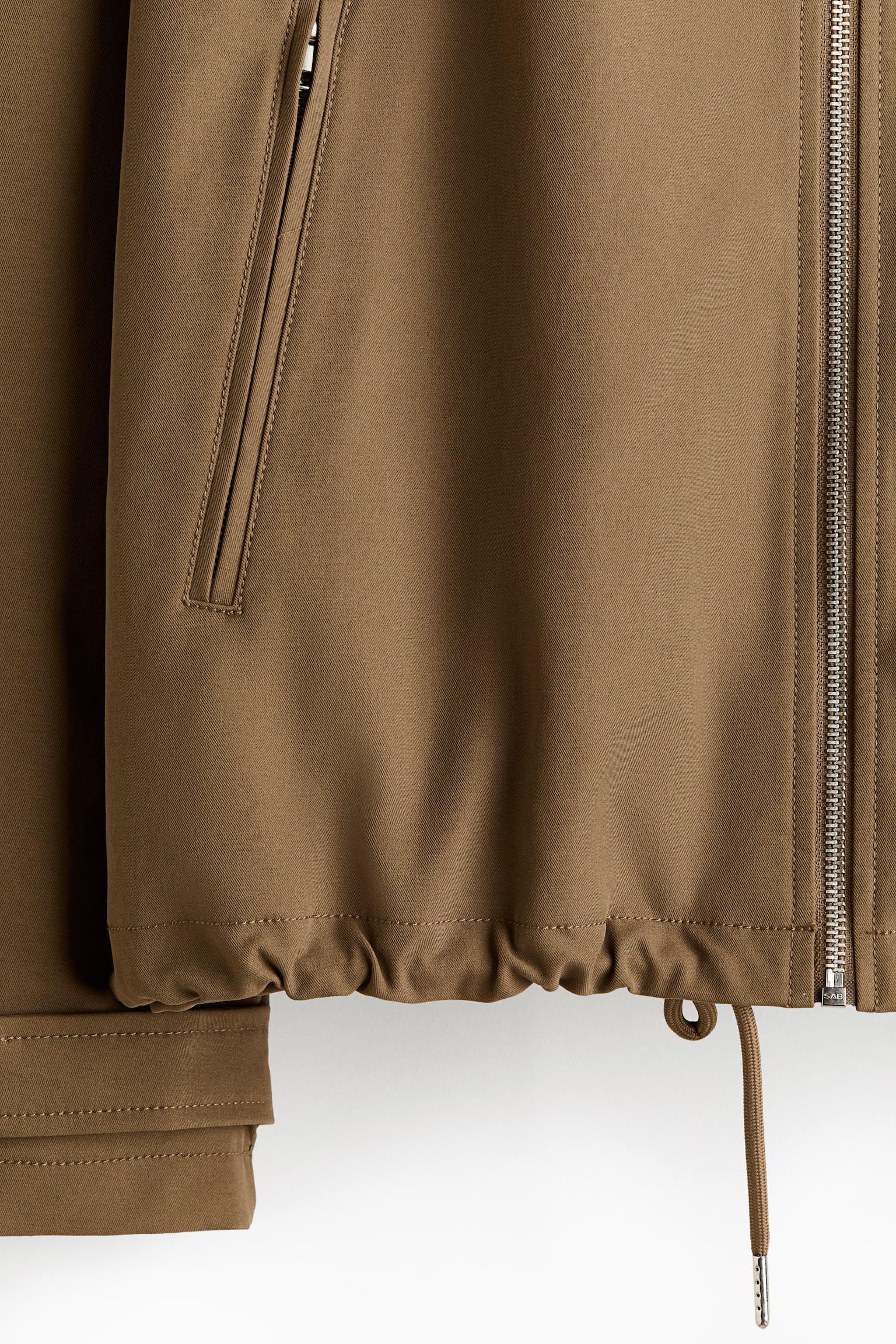Мужские куртки H&M Twill Shacket, цвет: Бежевый / Коричневый — фото 7