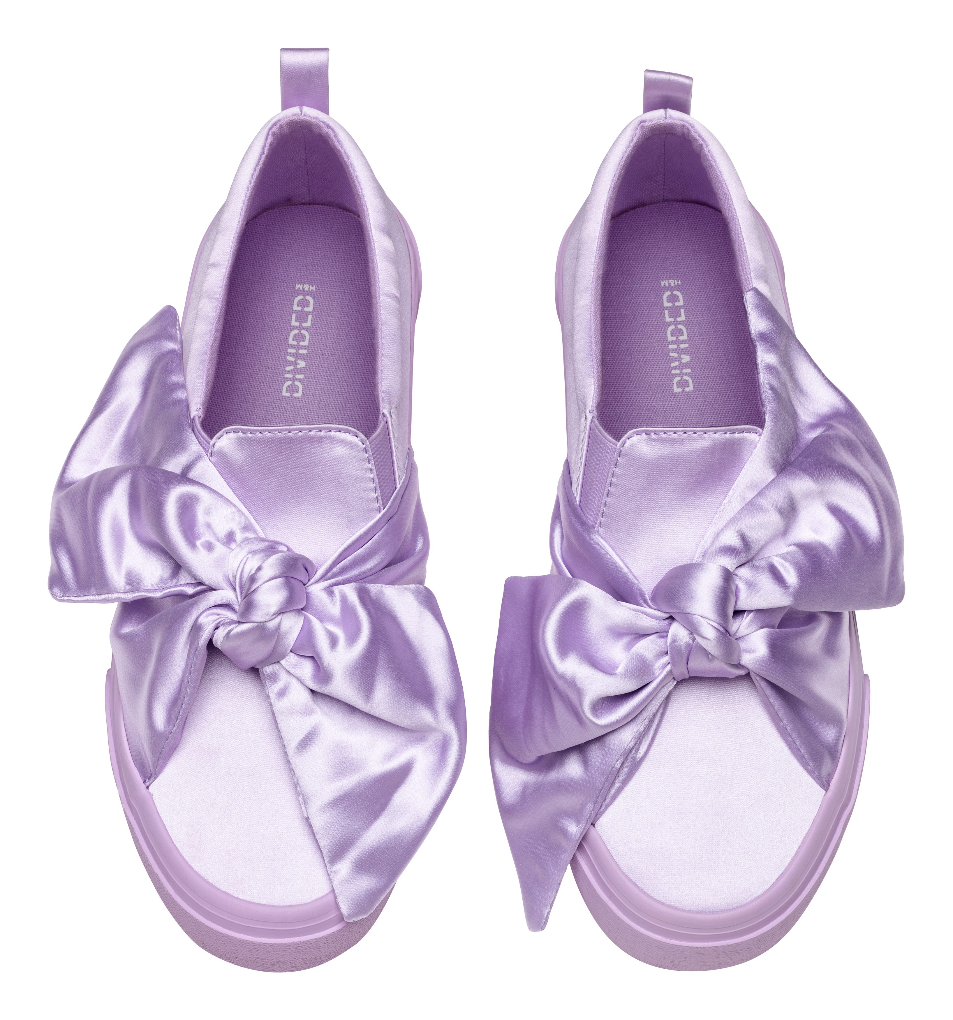Tennis avec nœud Mauve FEMME H&M BE